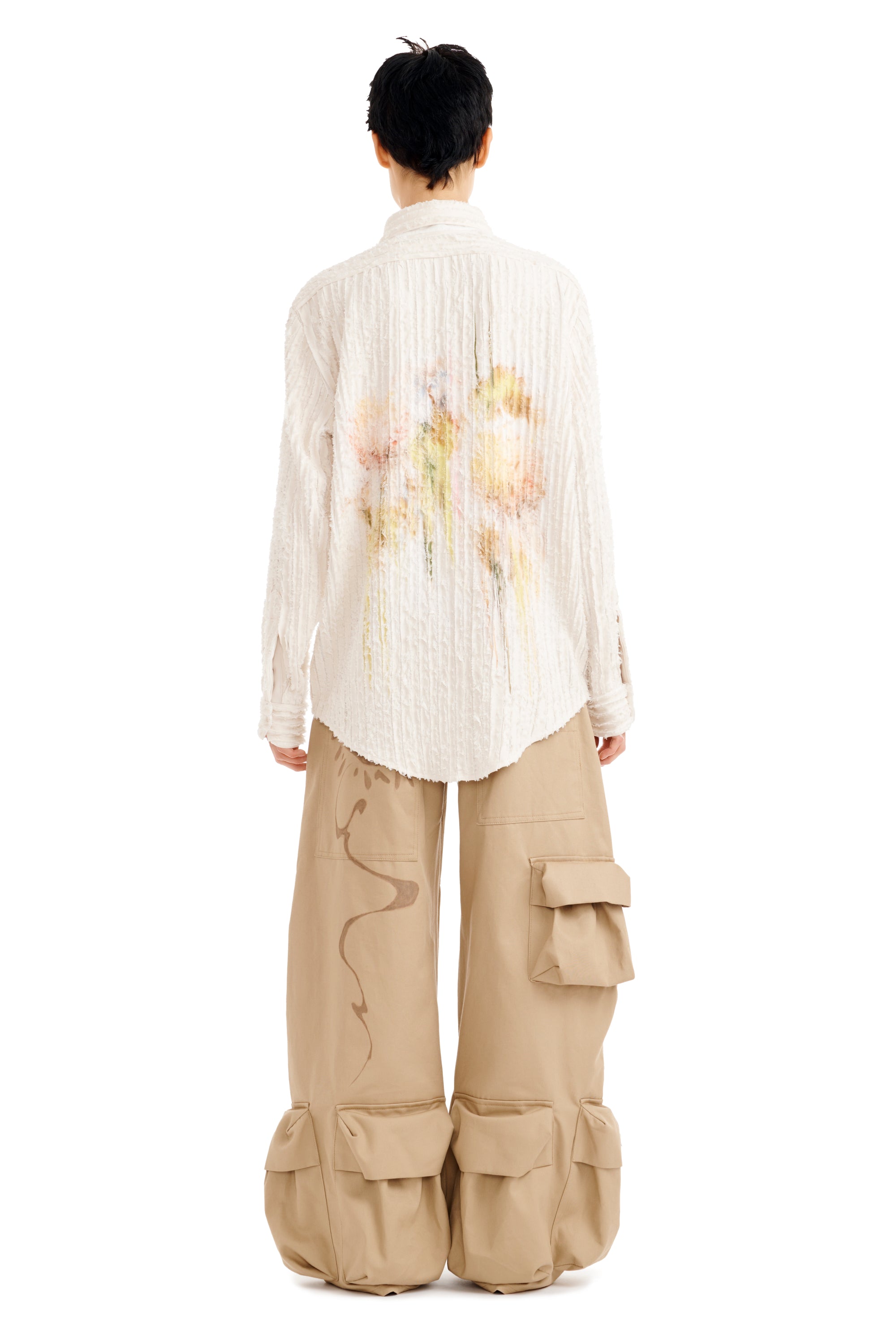 FLOWER DRIP CONVENTION BUTTON UP