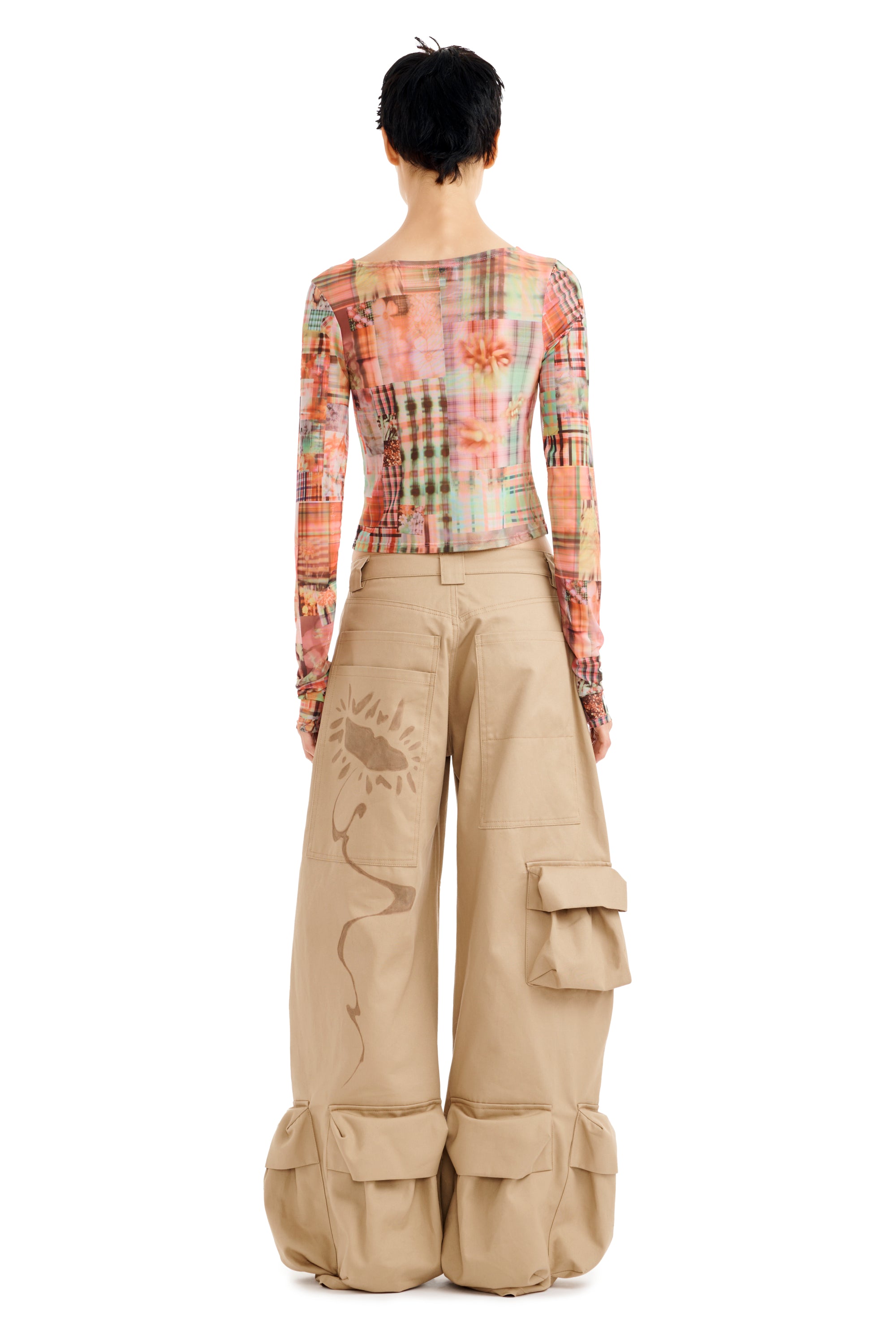 SAND DAISY GARDEN CARGO PANT
