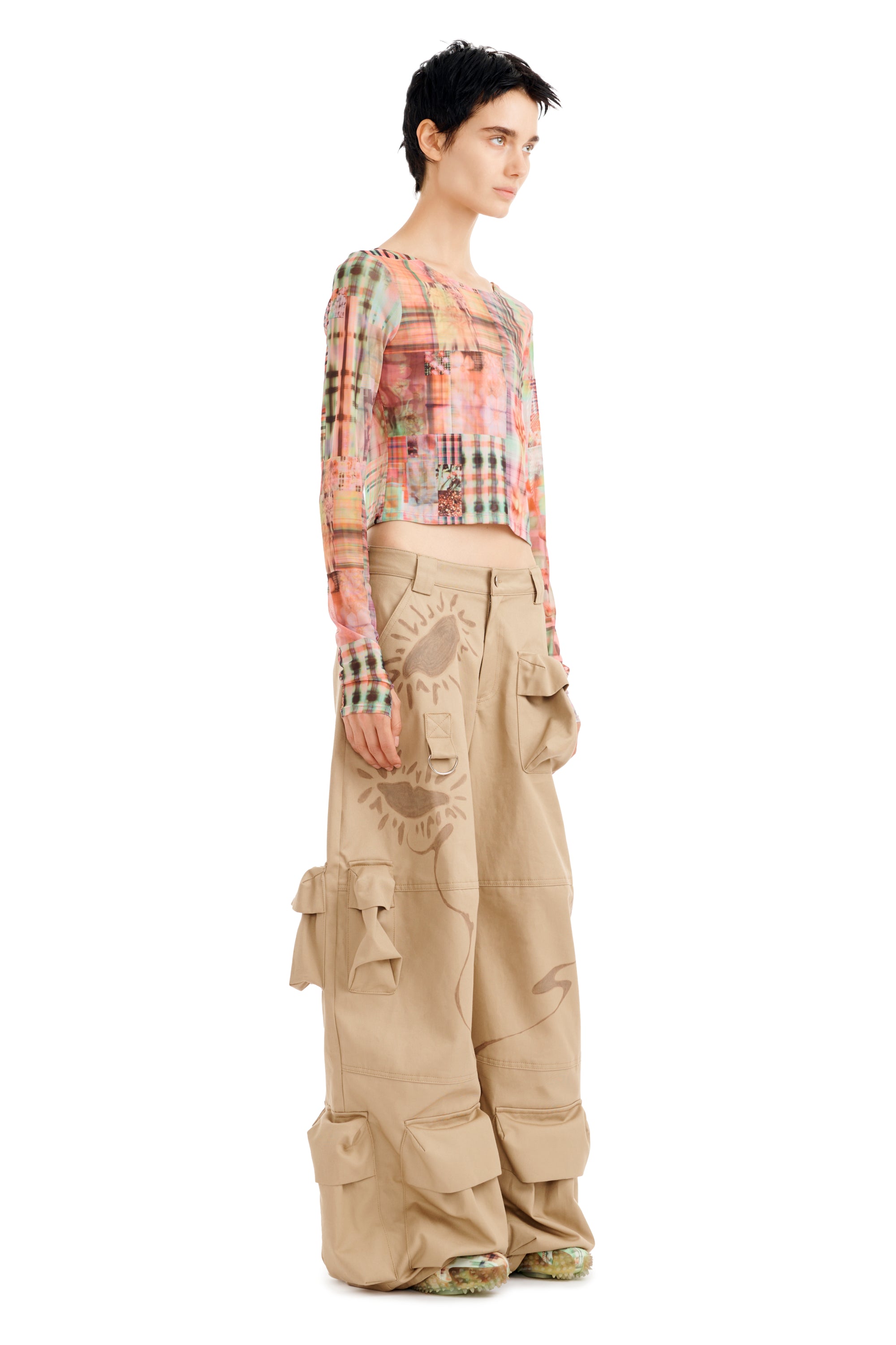 SAND DAISY GARDEN CARGO PANT