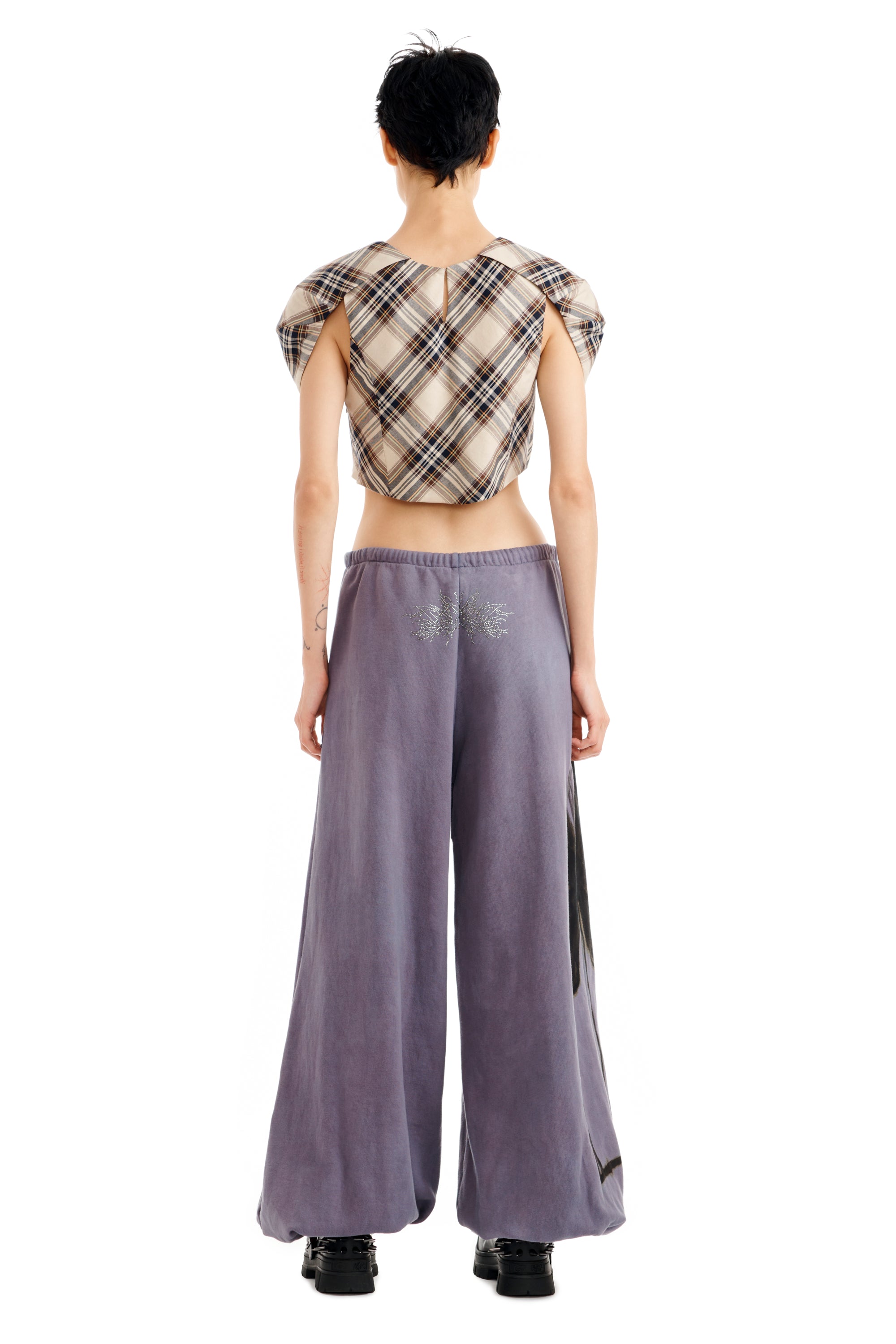 MIDNIGHT FLOWER POT BALLOON SWEATPANT