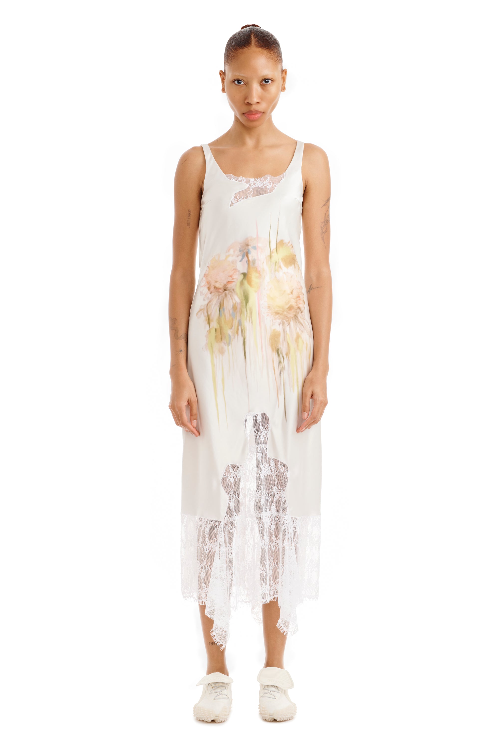 FLOWER DRIP ANEMONE DRESS