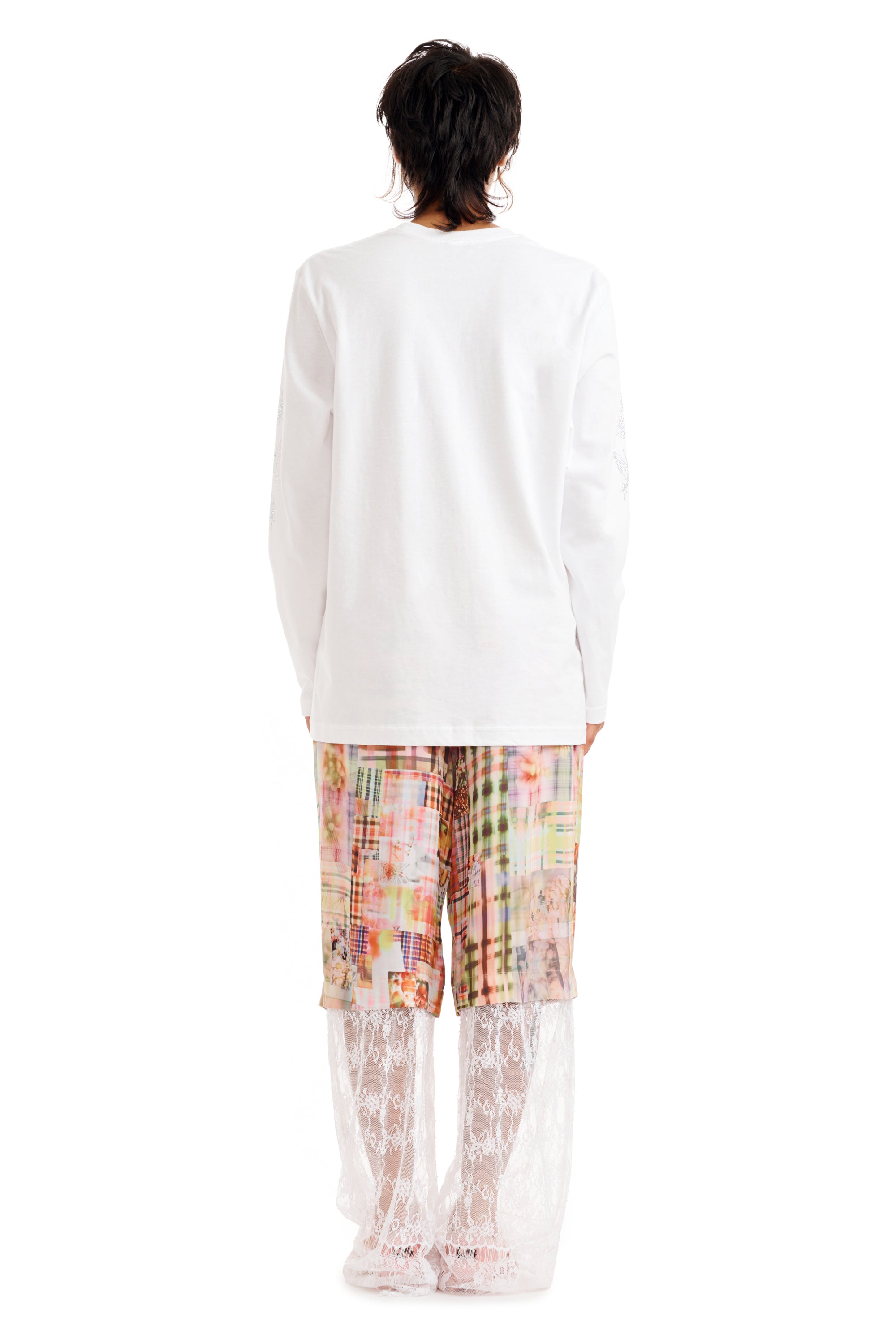 FLOWER DRIP L/S GRAPHIC TEE