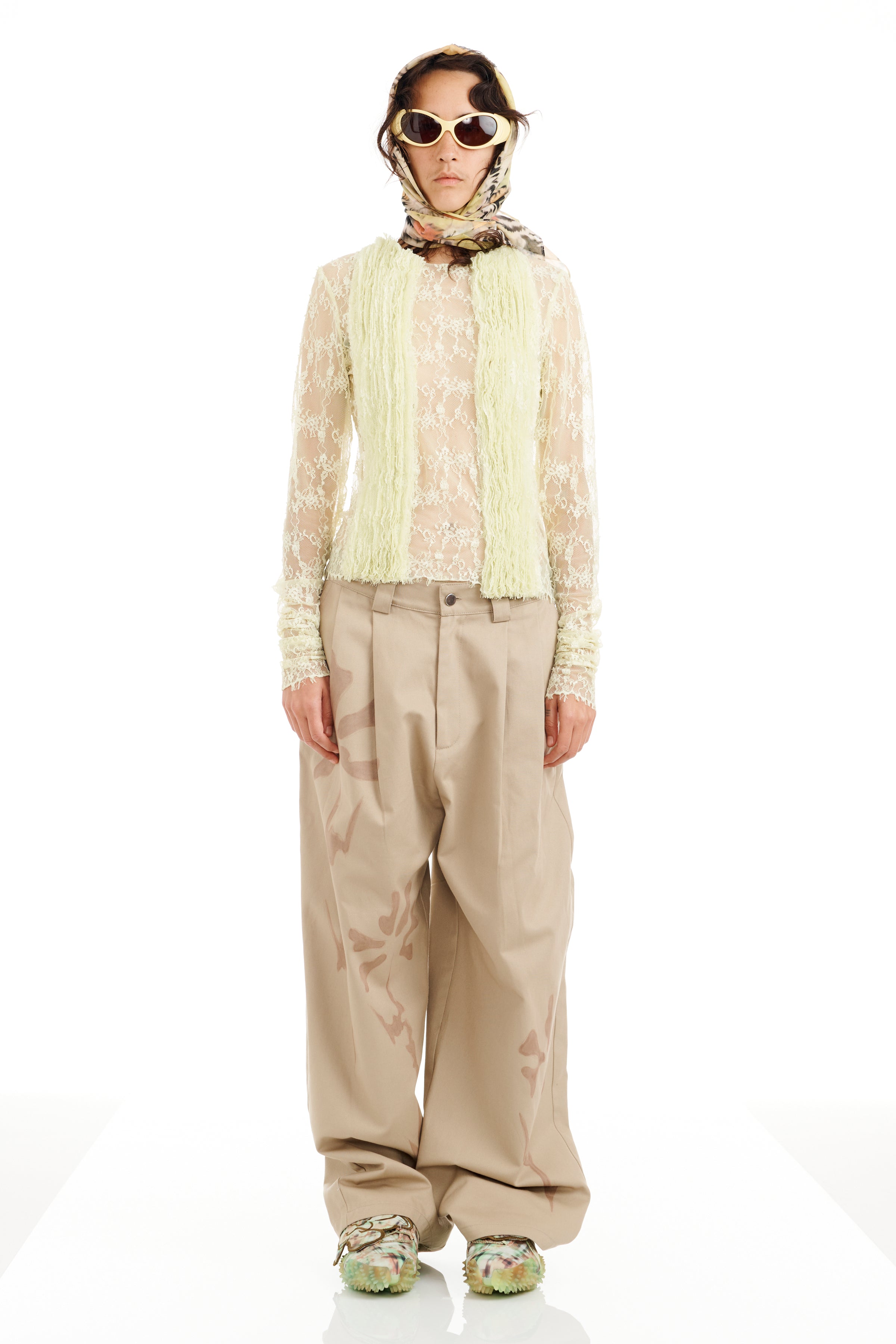 ZEBRA FLORAL PRINCESS FOULARD SCARF