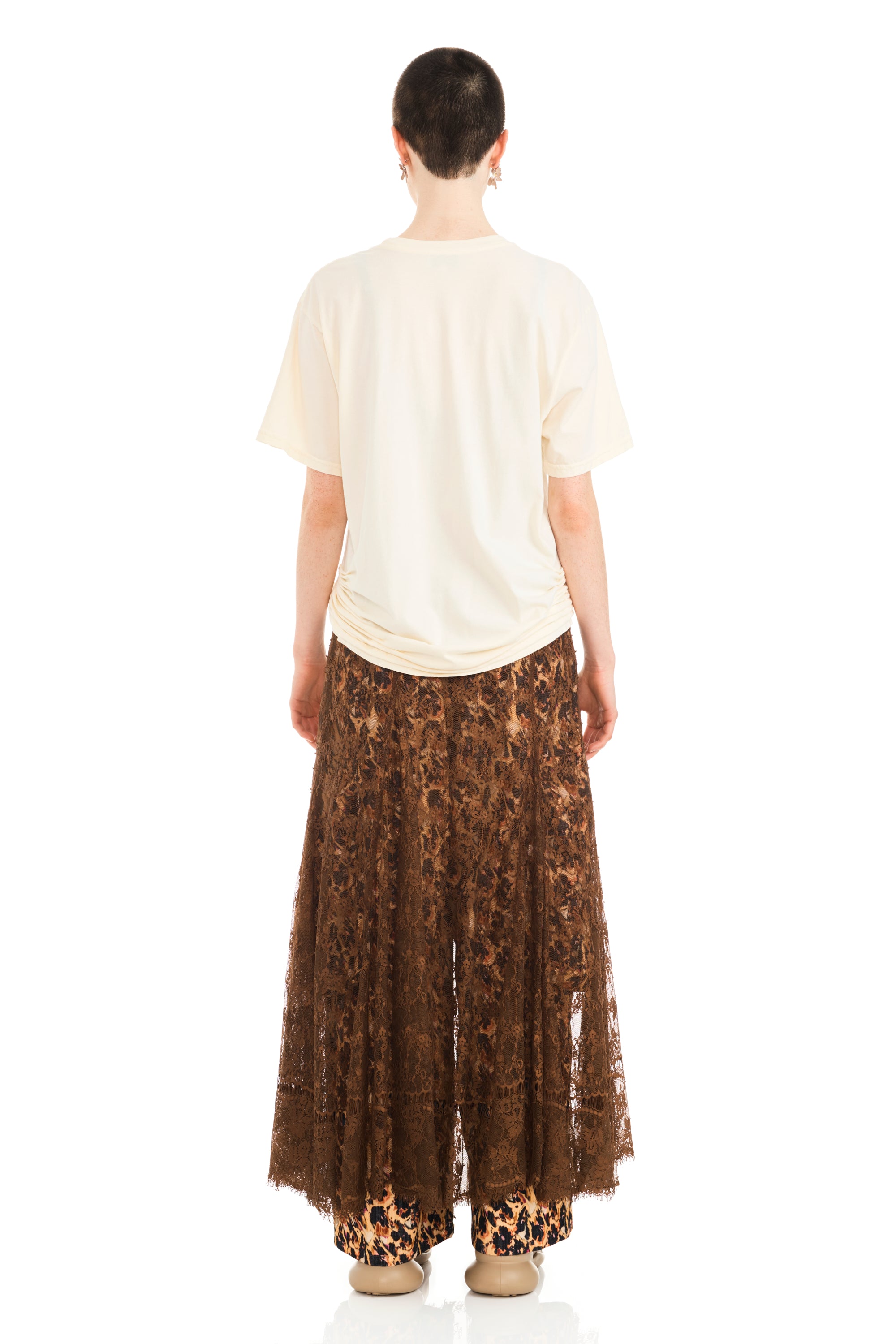 BUTTER FADED FLOWER KATINA TEE