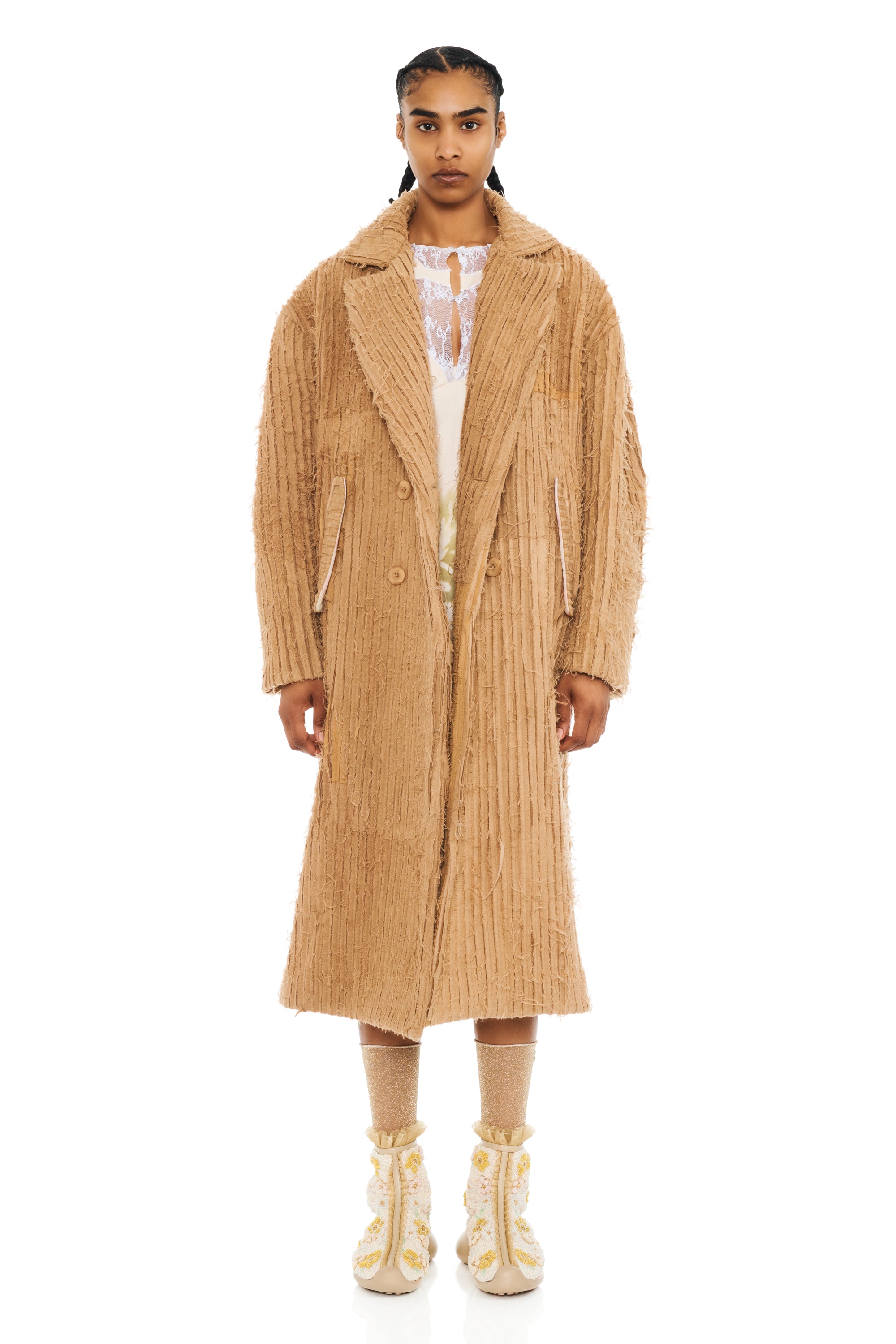 CAMEL PAW PAW COAT