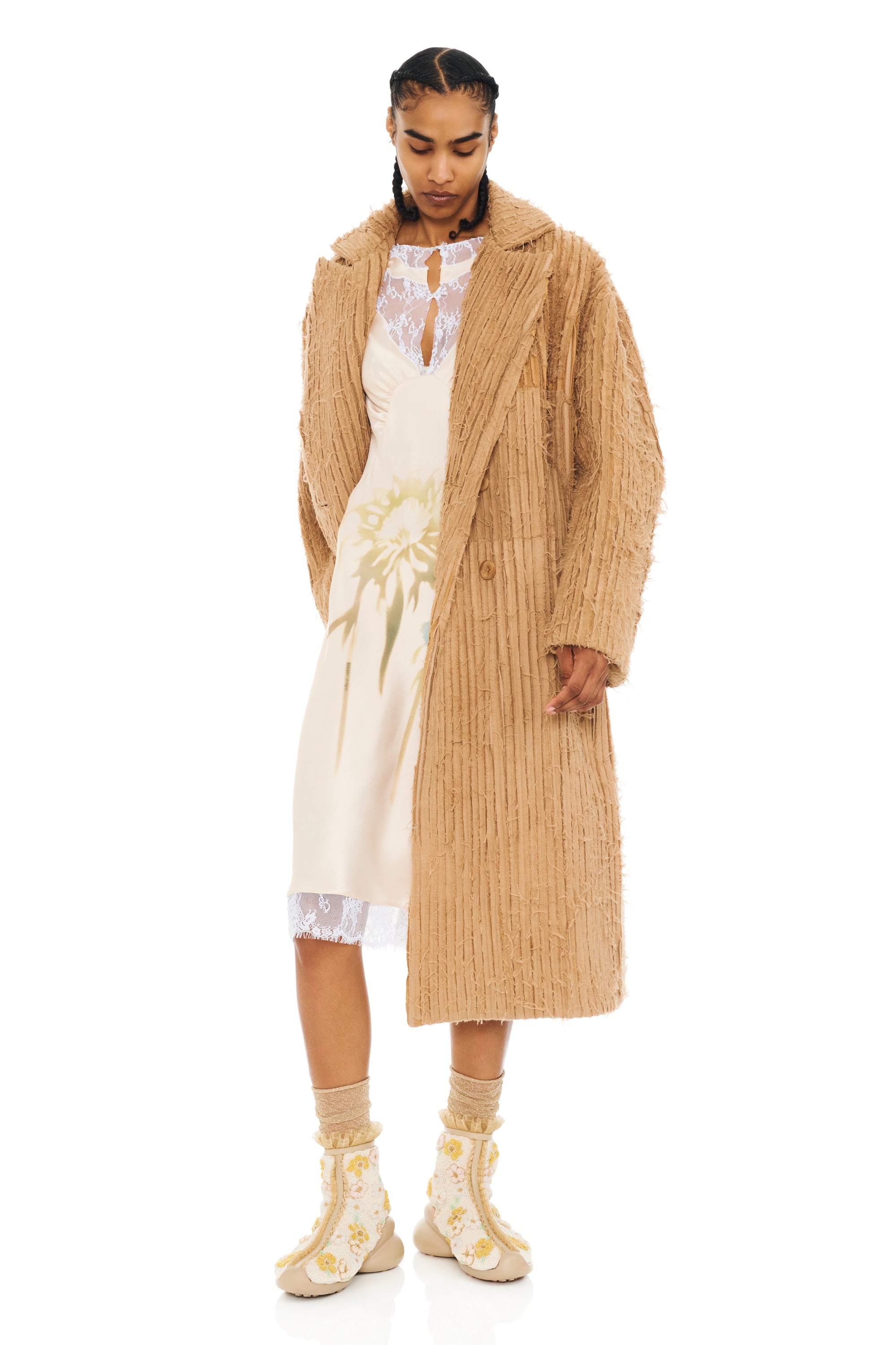 CAMEL PAW PAW COAT