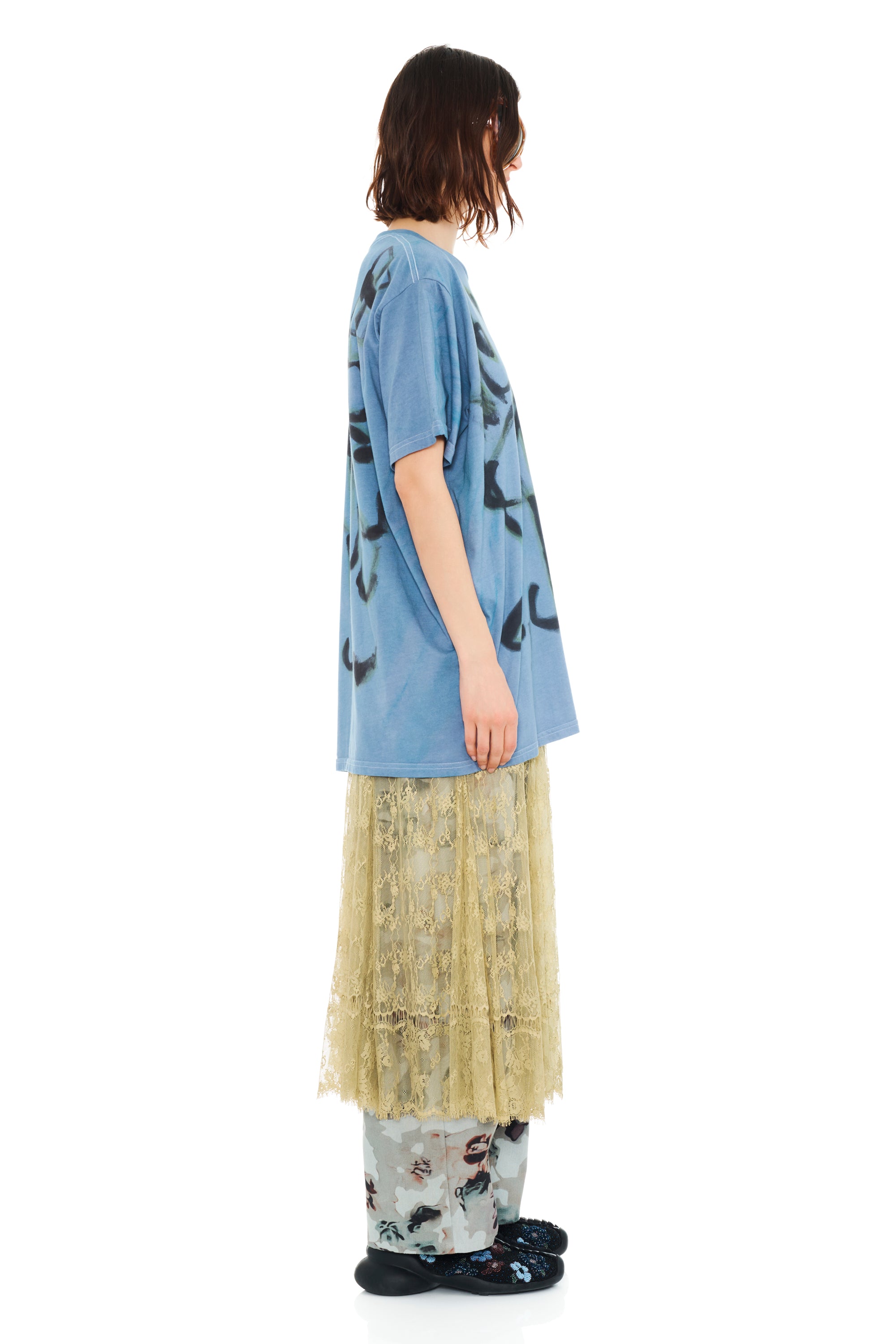 NAVY BUG PAINTED TEE