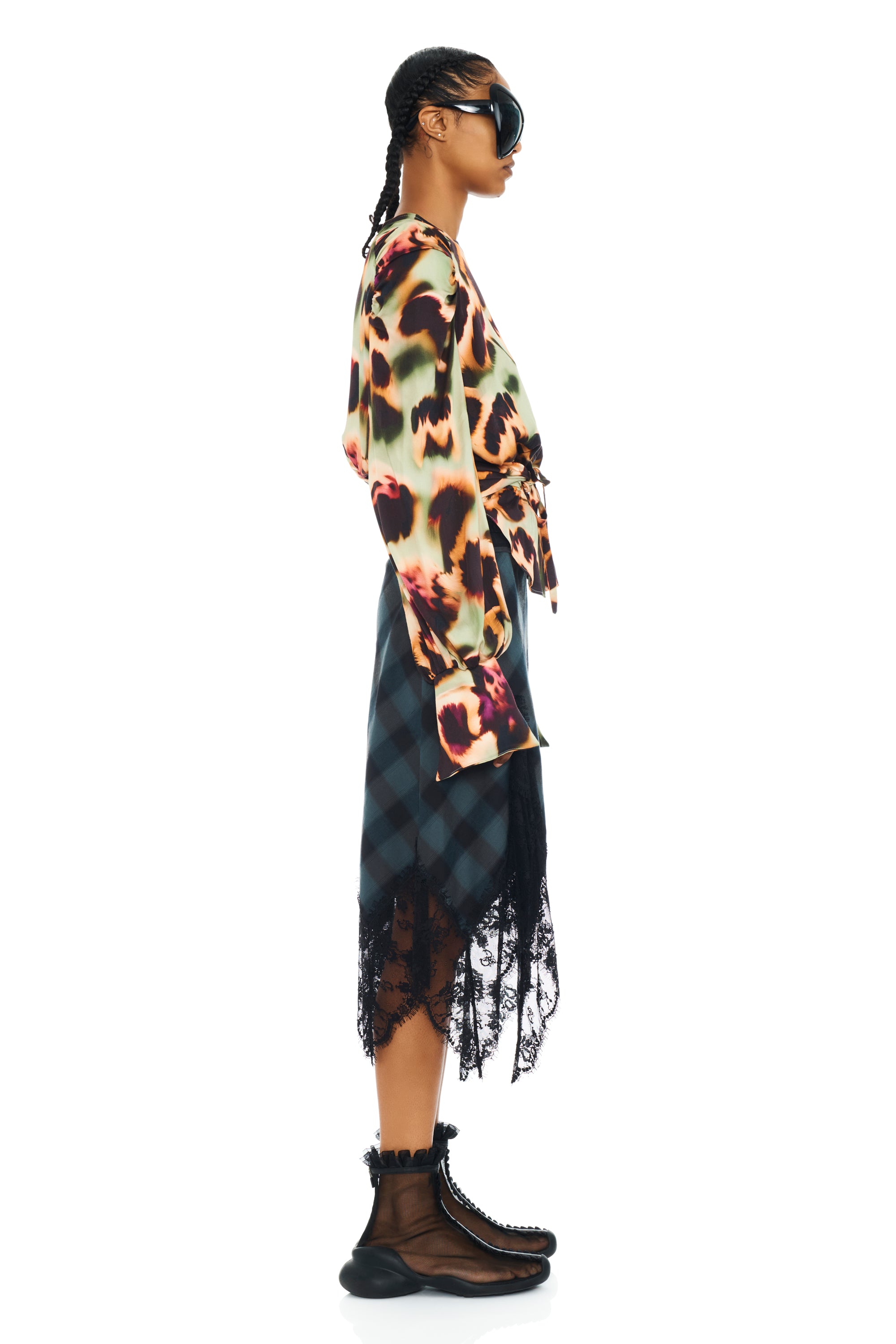 DRIPPY LEOPARD IRIS TOP