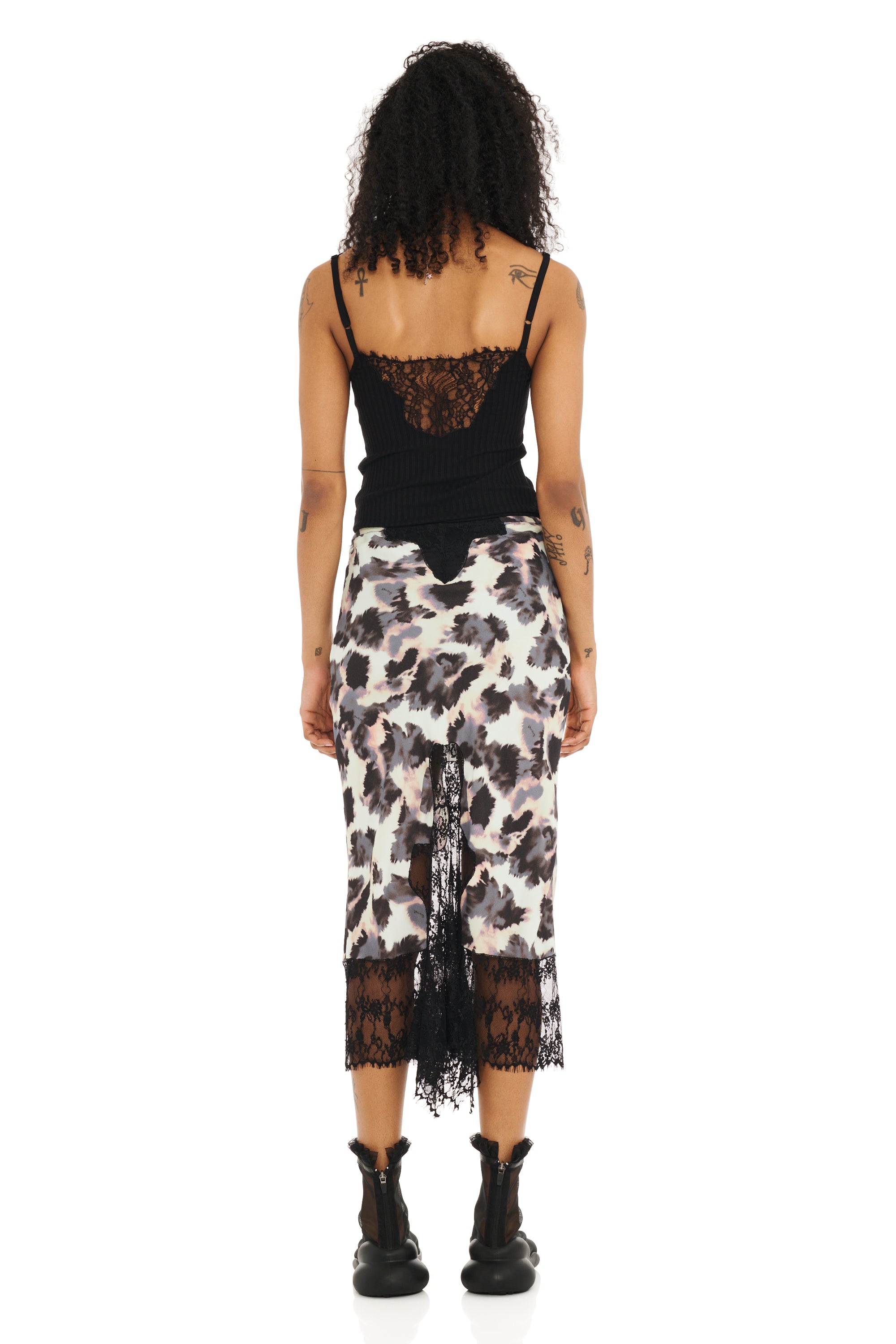 SNOW LEOPARD HISS SKIRT