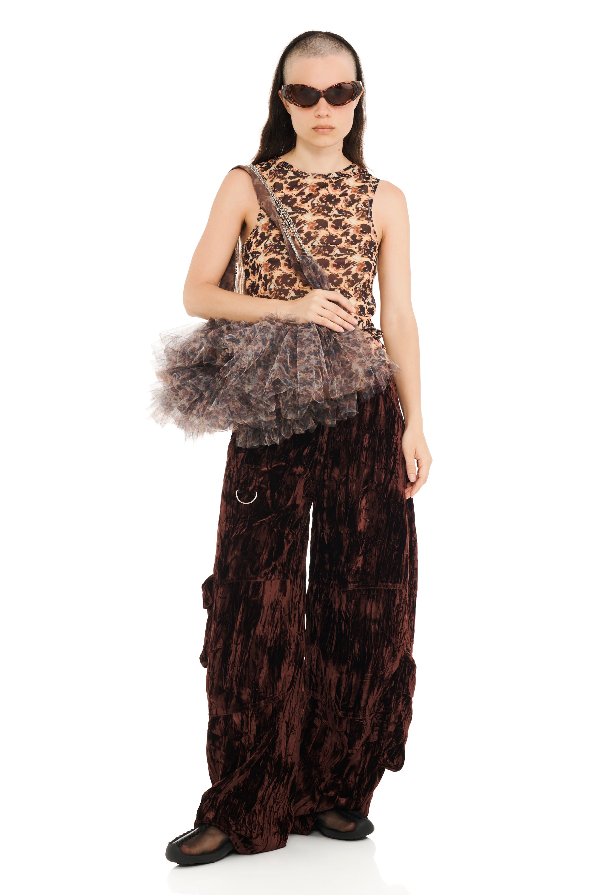 EARTH VELVET LAWN CARGO PANT