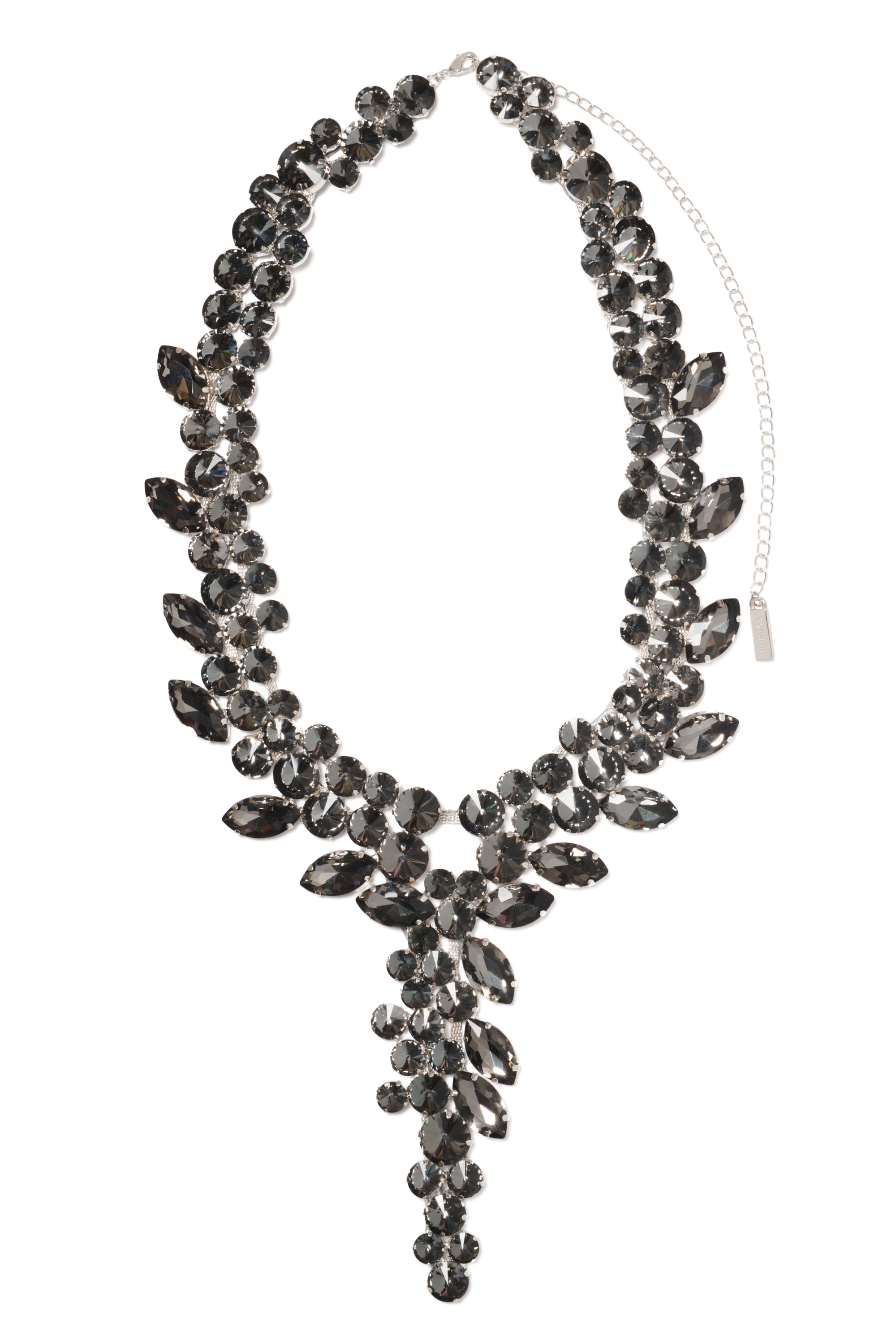 BLACK DIAMOND CHANDELIER NECKLACE