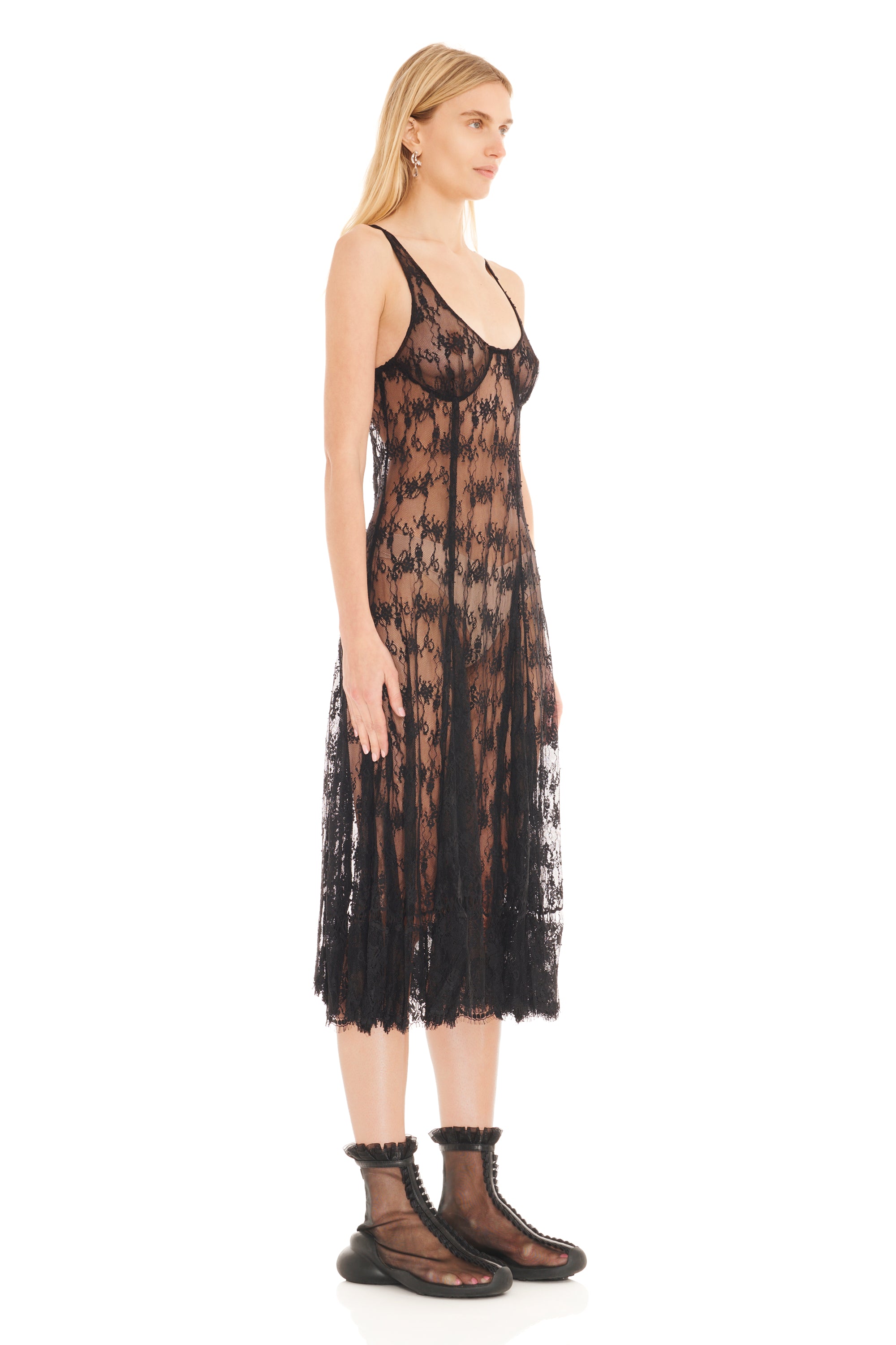 BLACK PAMELA DRESS