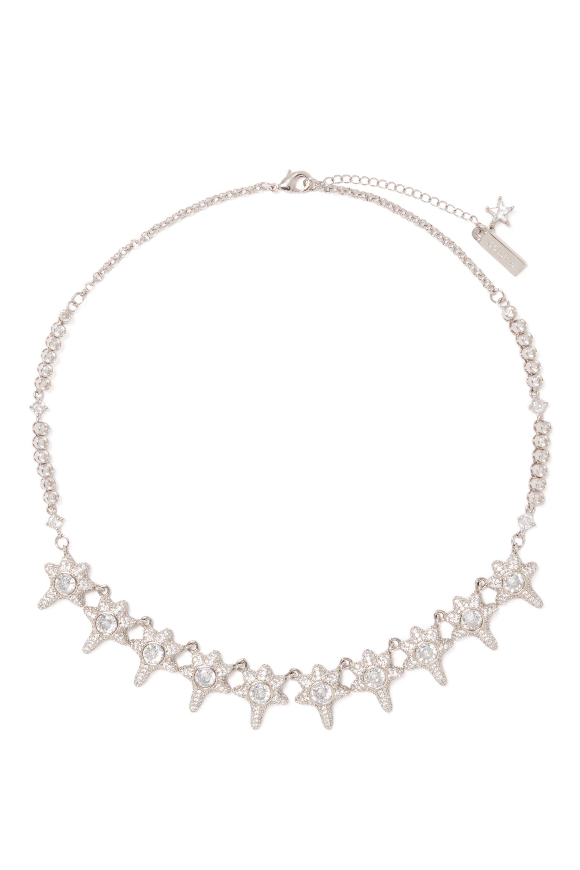 CRYSTAL CLEAR CORAL NECKLACE