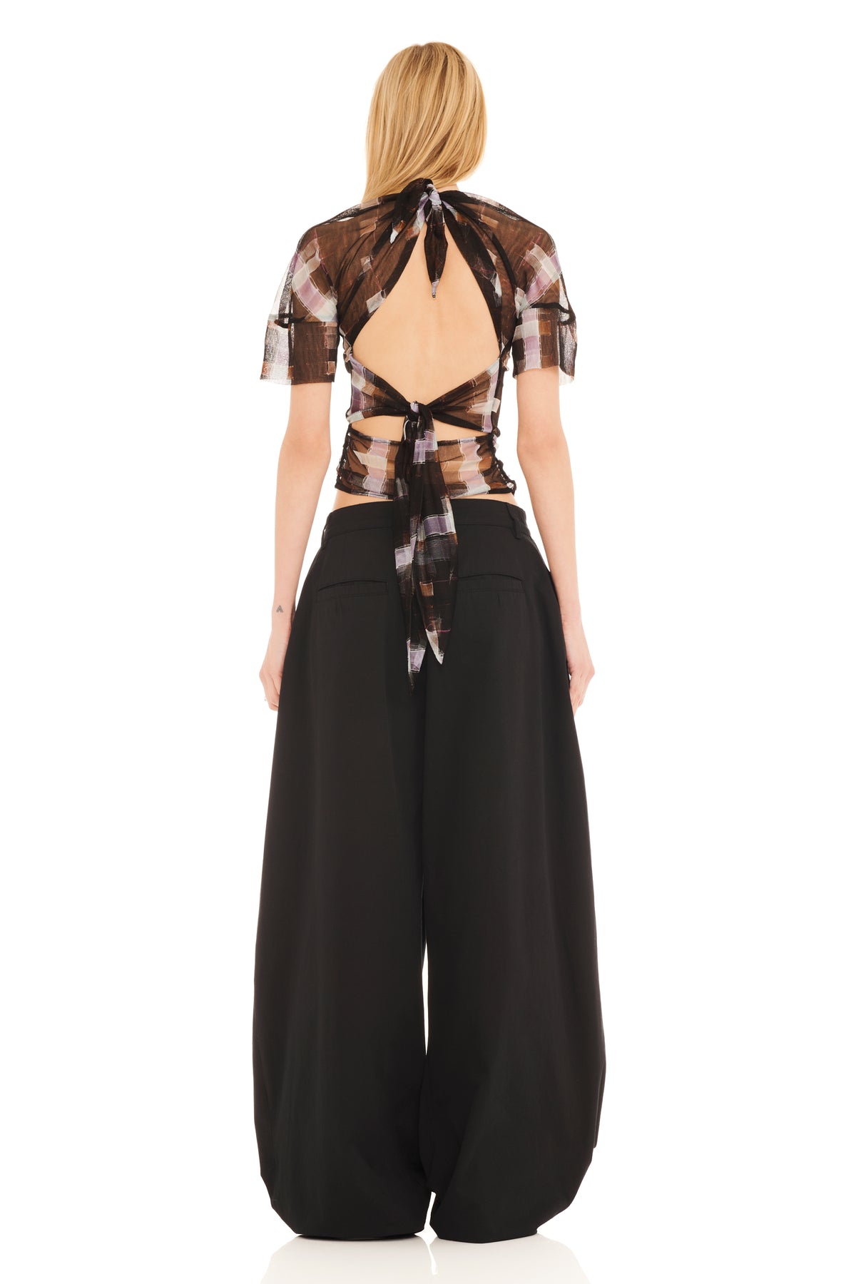 BLACK DENIM SIMONE PANT