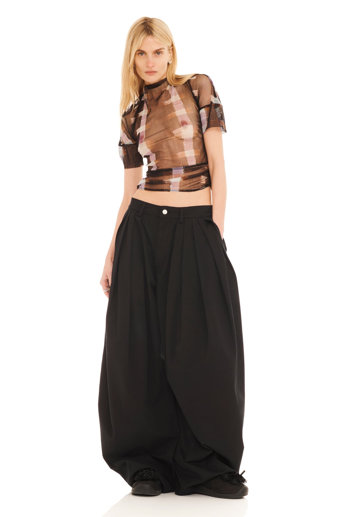 BLACK DENIM SIMONE PANT