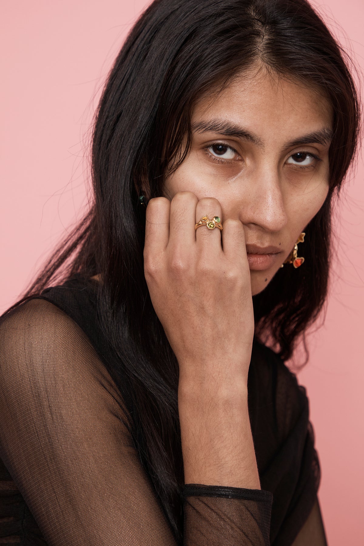 GOLD OLIVE FLORENCE RING