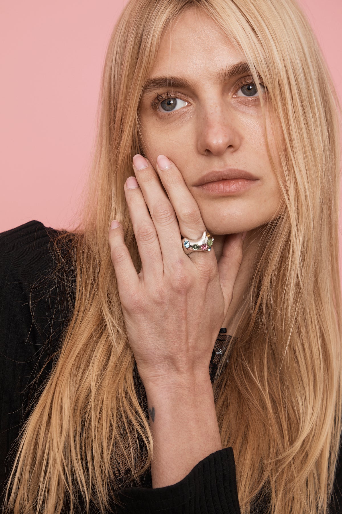 PASTEL MULTI BAT RING