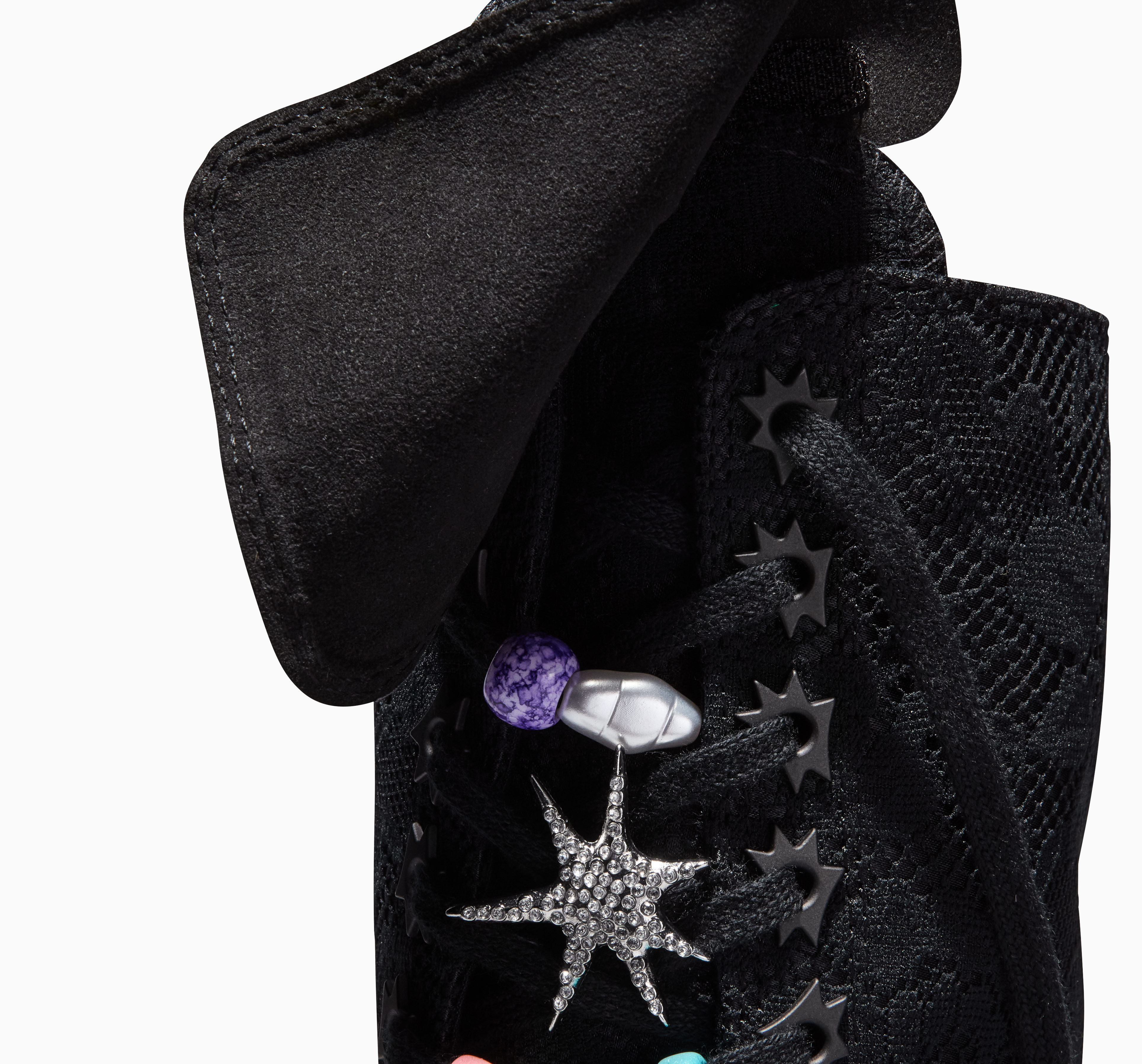 COLLINA STRADA X CONVERSE CHUCK 70 XX-HI IN BLACK