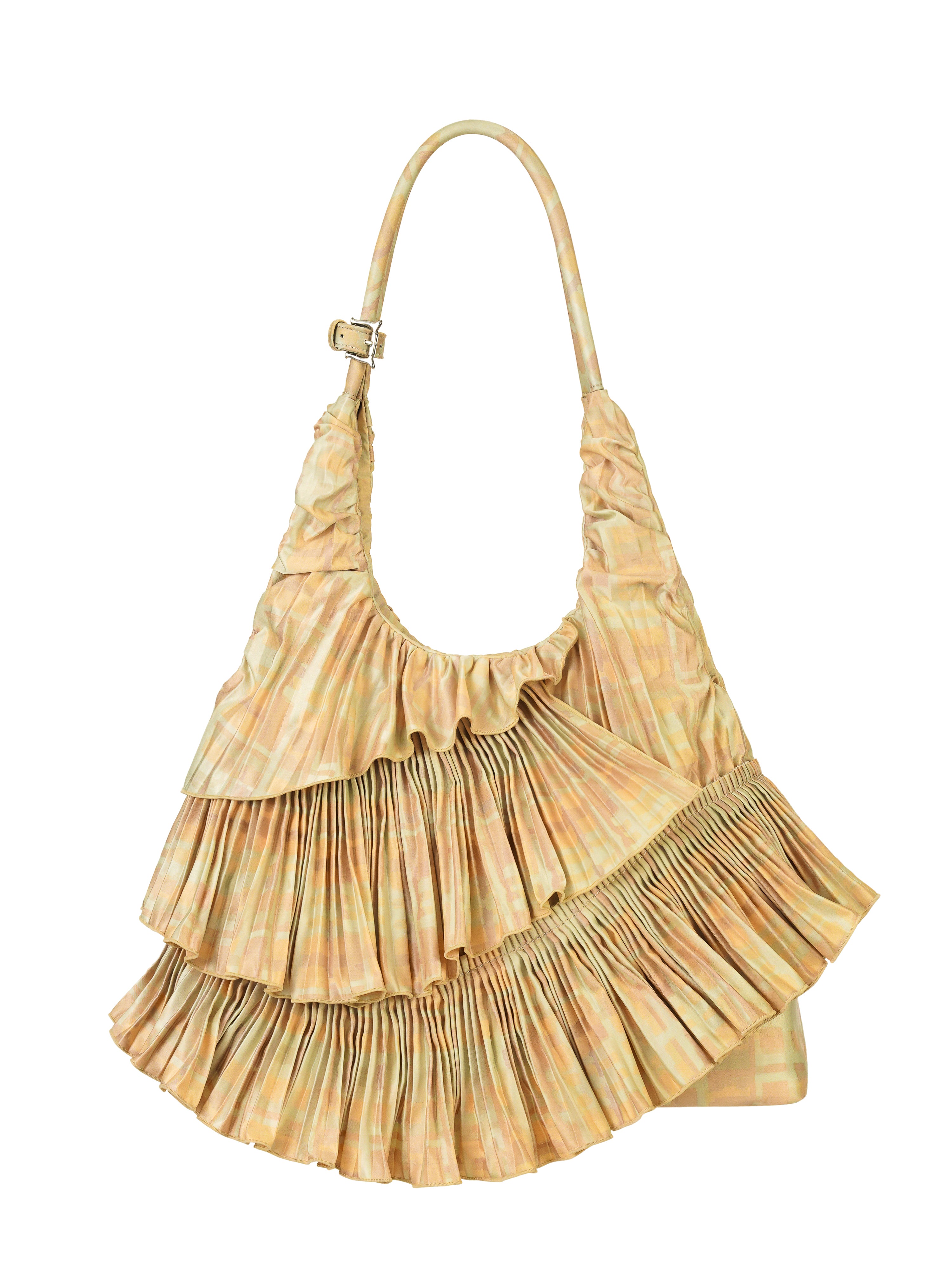 BUTTER PLAID CLOUD RINGO BAG