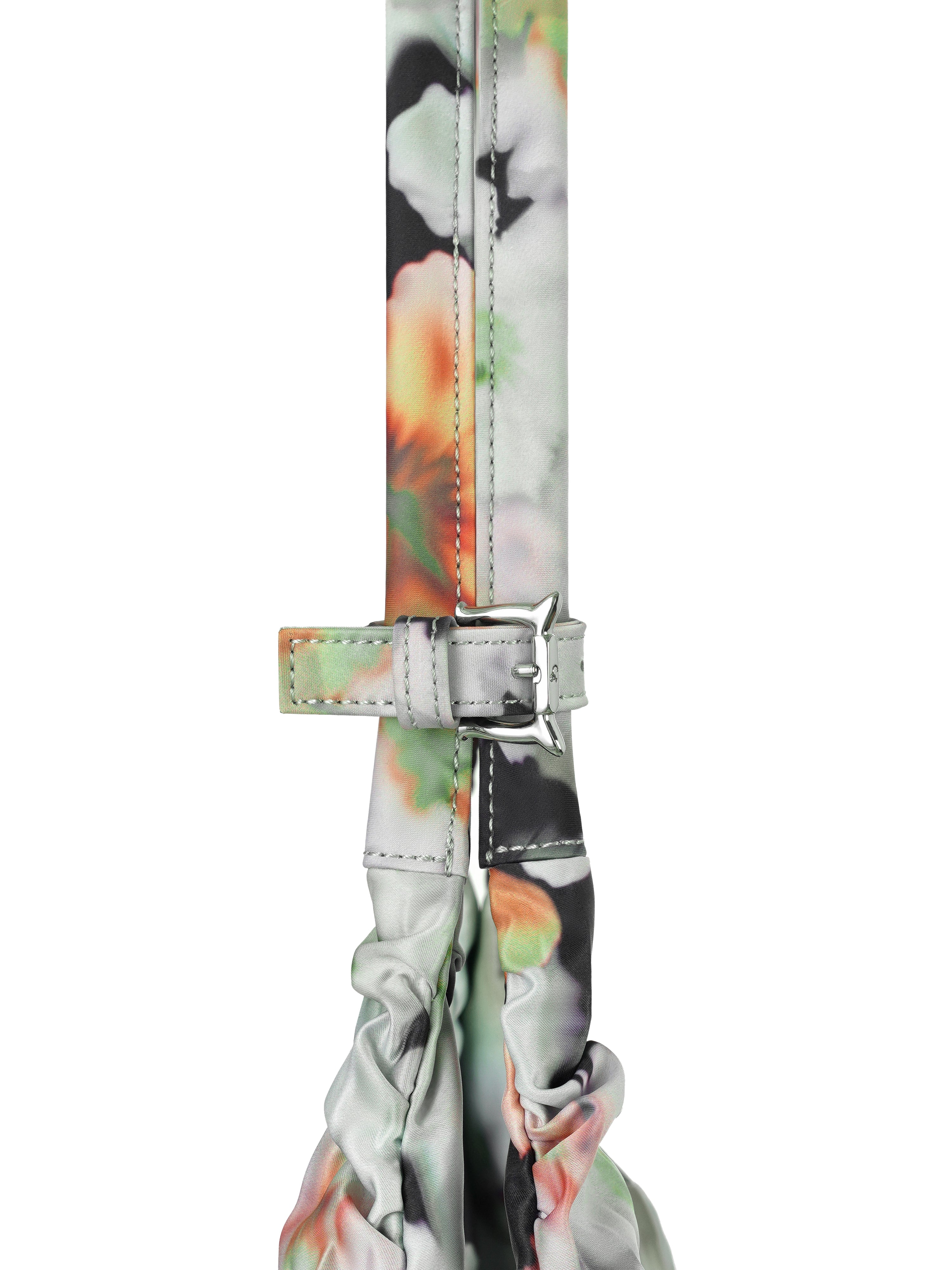 ORANGE BLUR FLORAL CLOUD RINGO BAG