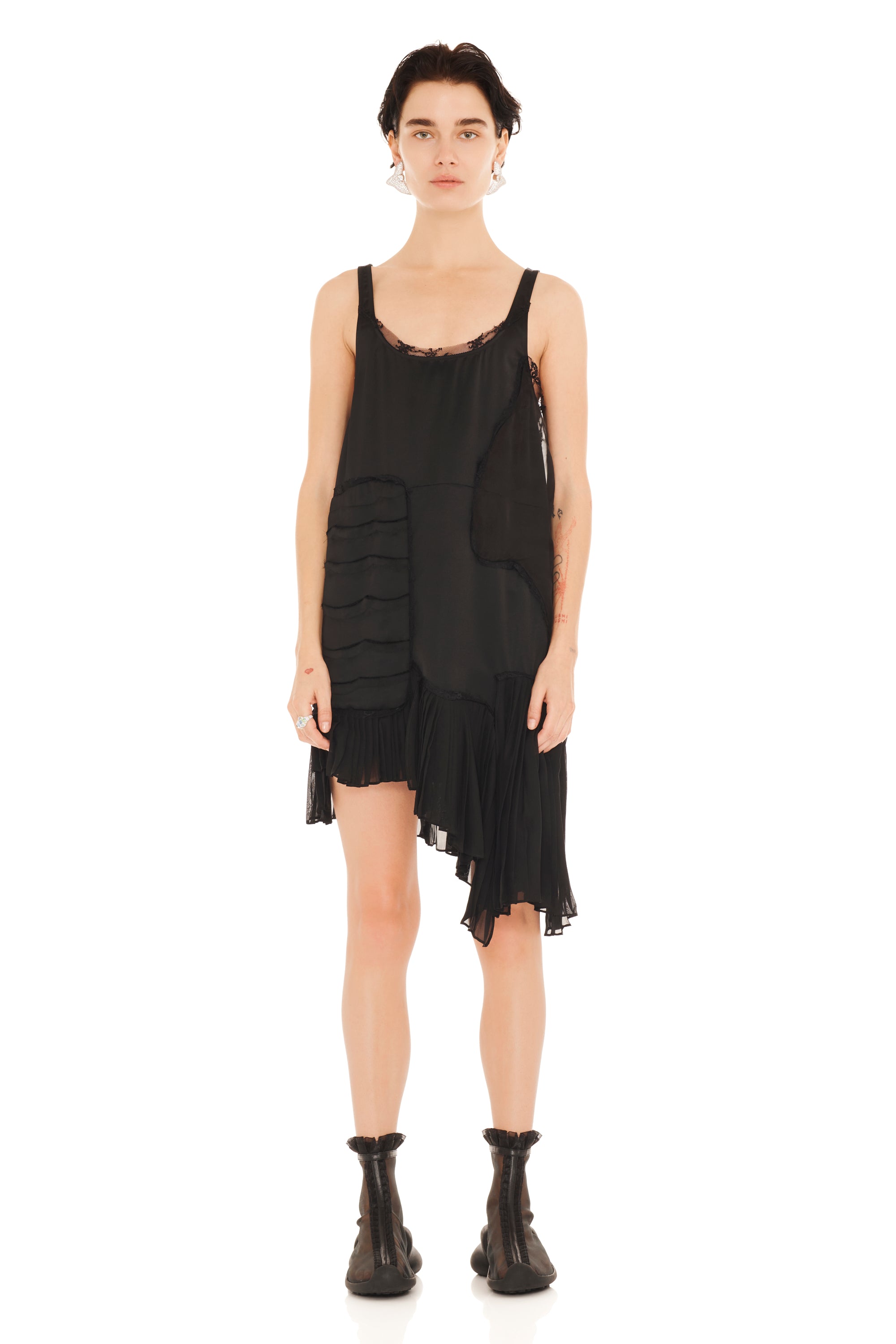 black lily dress LARGE Sash:Apple Green fashionable and eye boho wedding Lace Slim Midi Dress