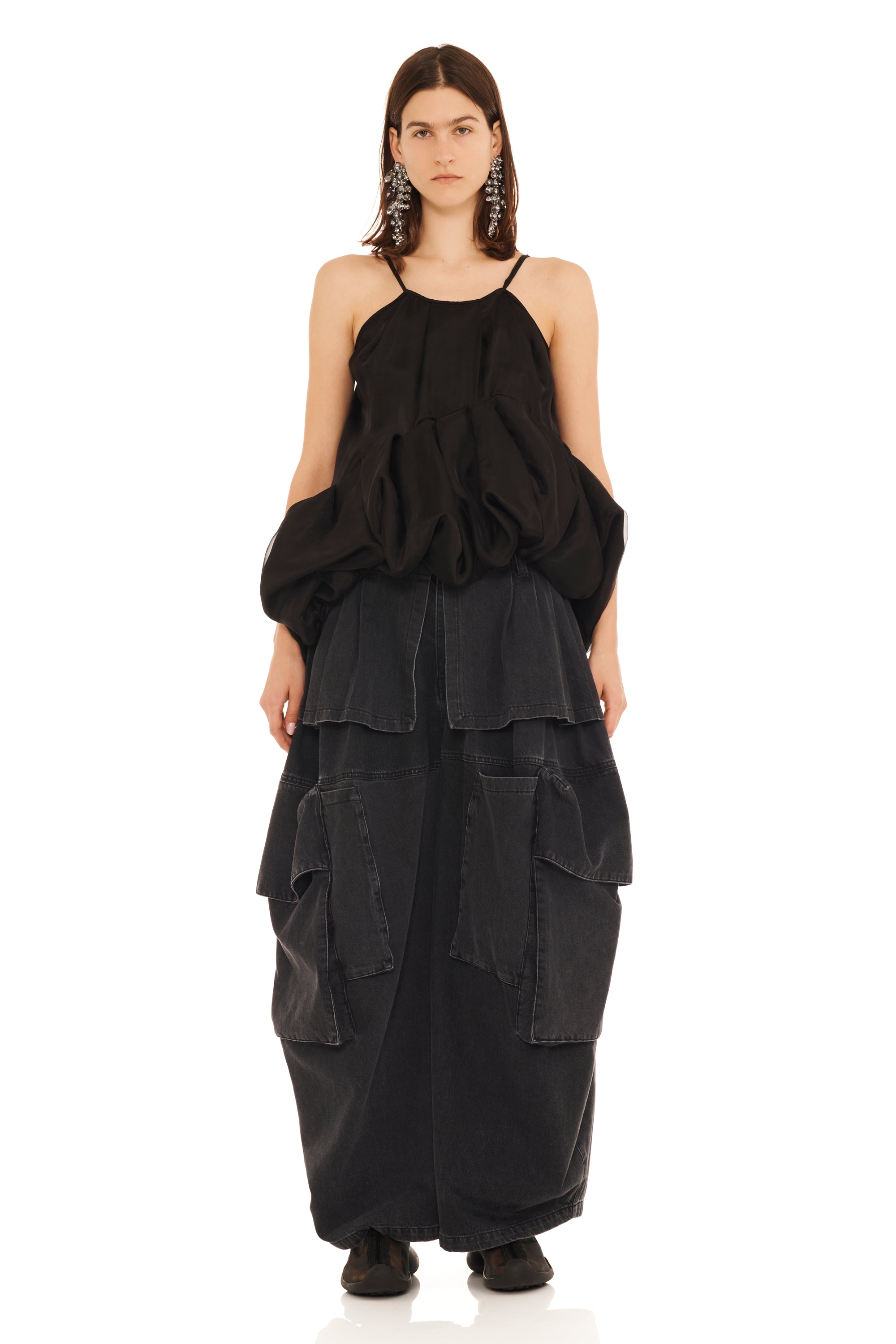 BLACK MINI VALERIAN TOP