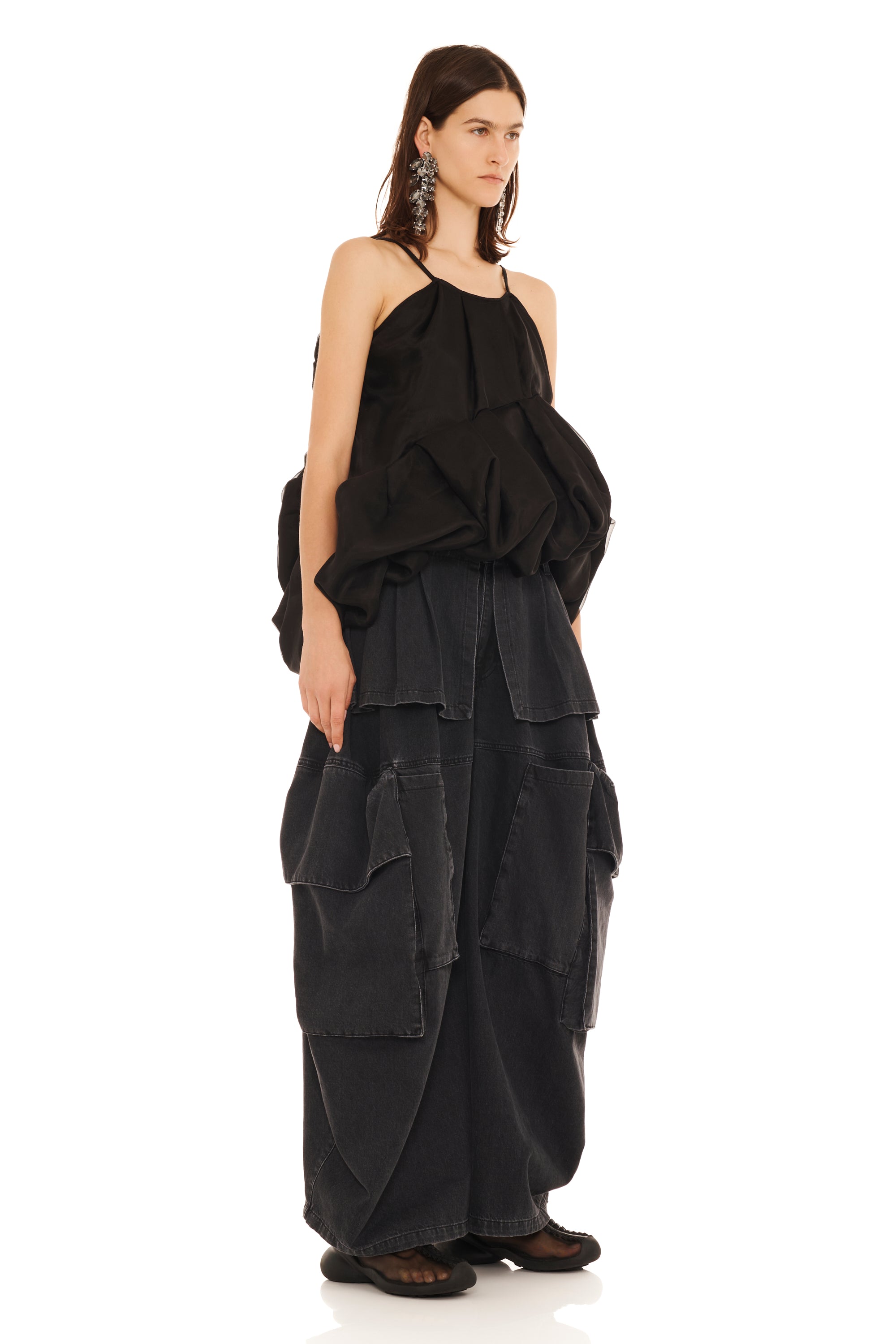 BLACK MINI VALERIAN TOP