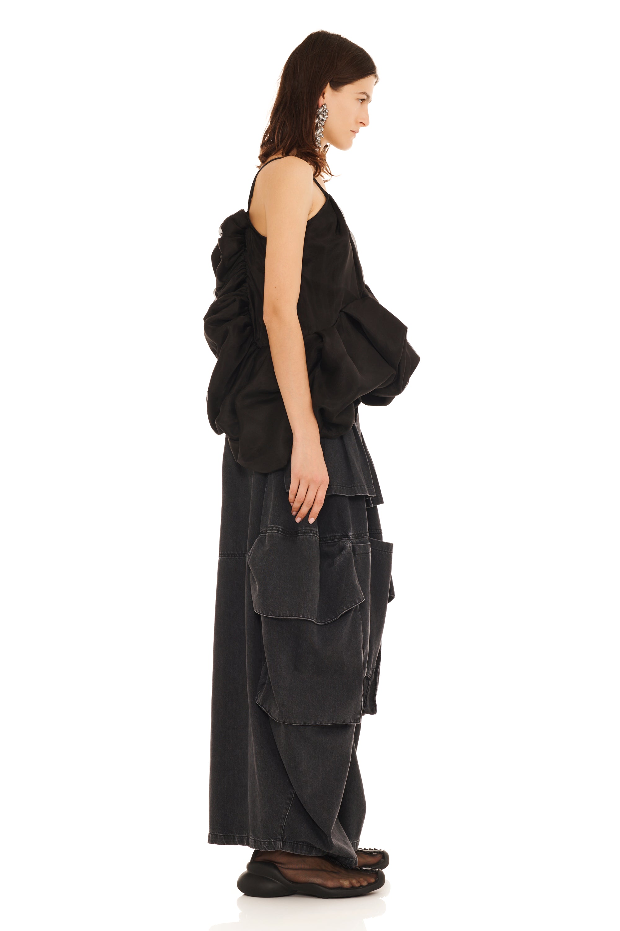 BLACK MINI VALERIAN TOP