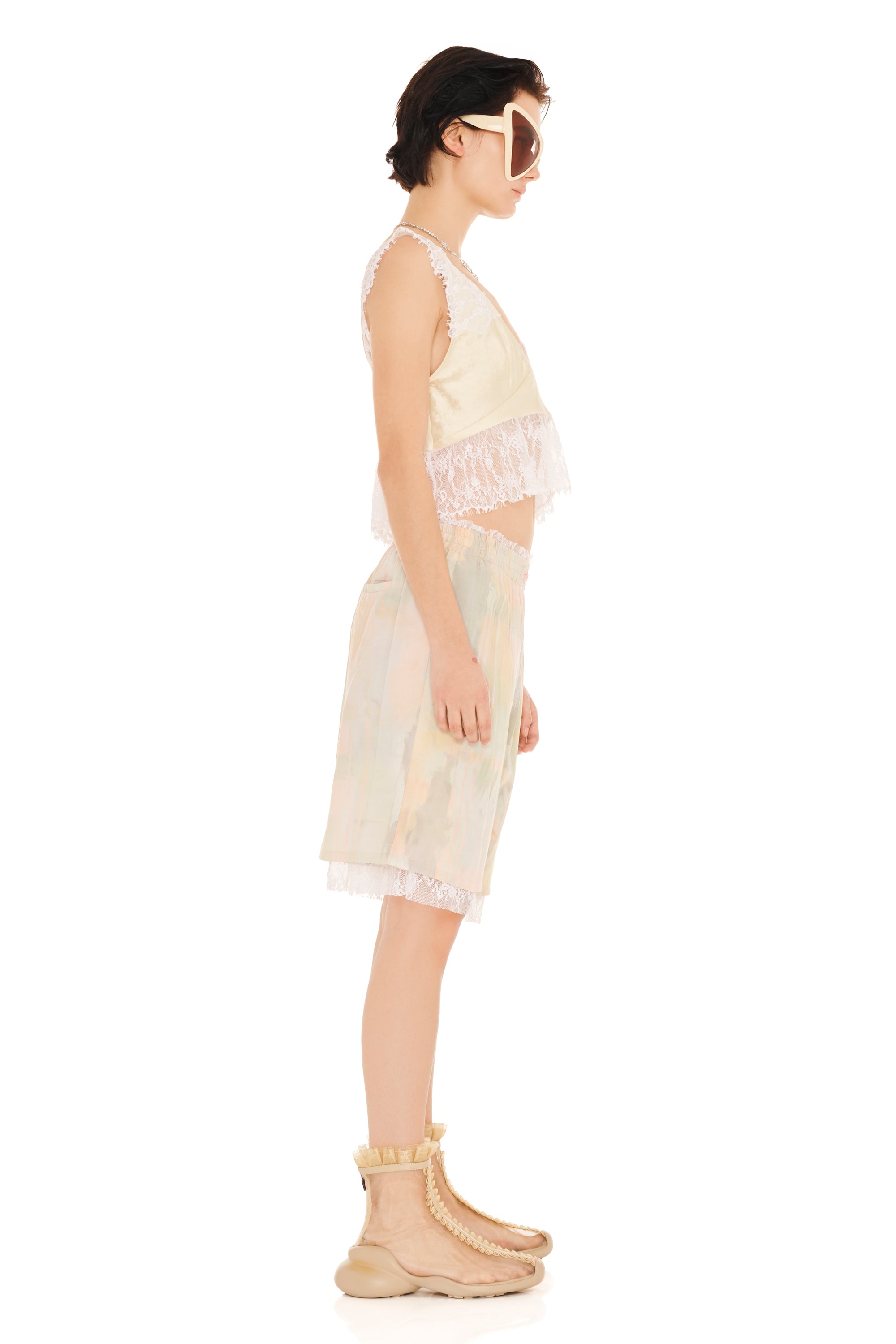 GUA SHA PLAID ODEON SHORT