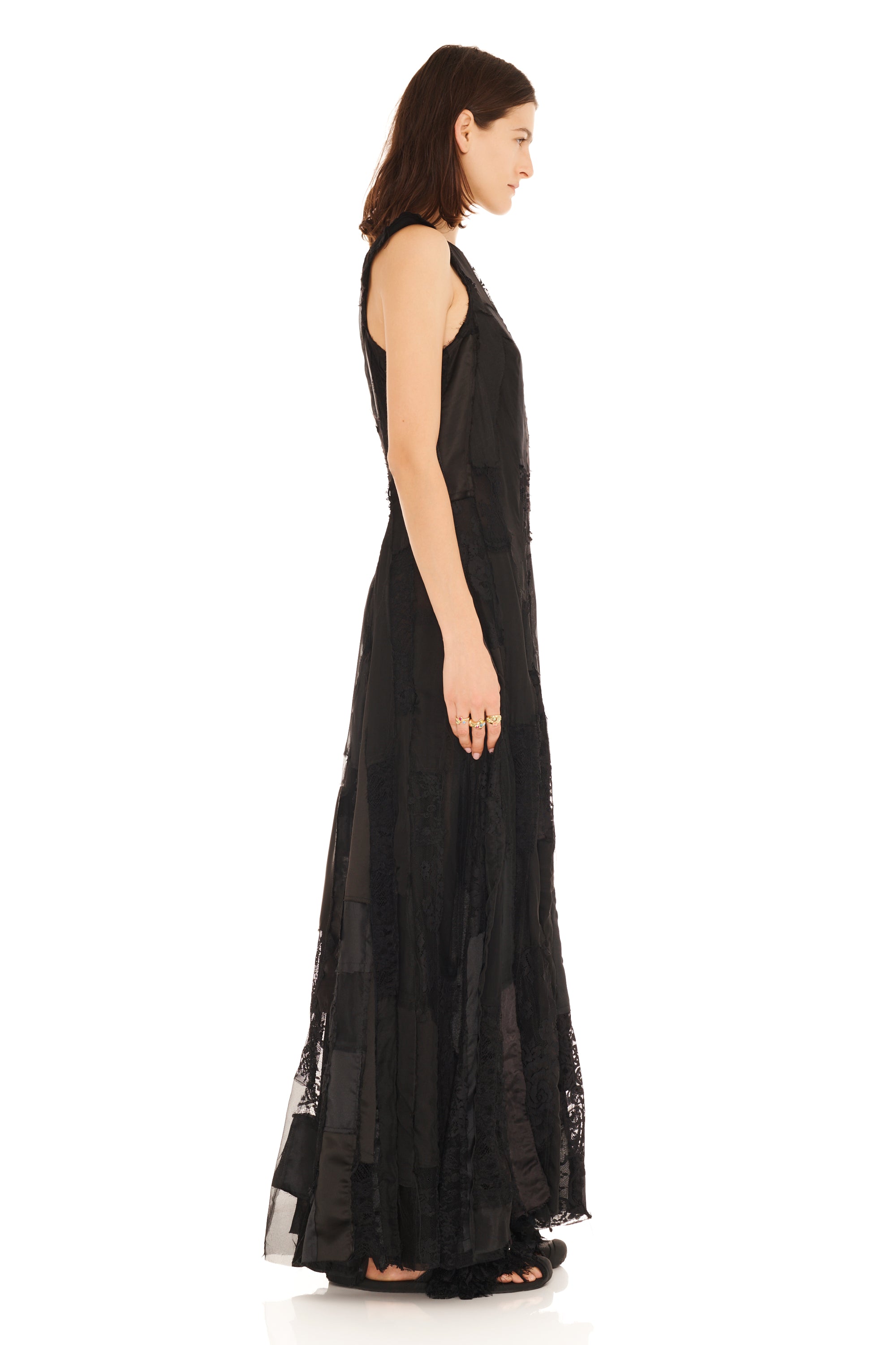 BLACK DEADSTOCK PRIMROSE DRESS
