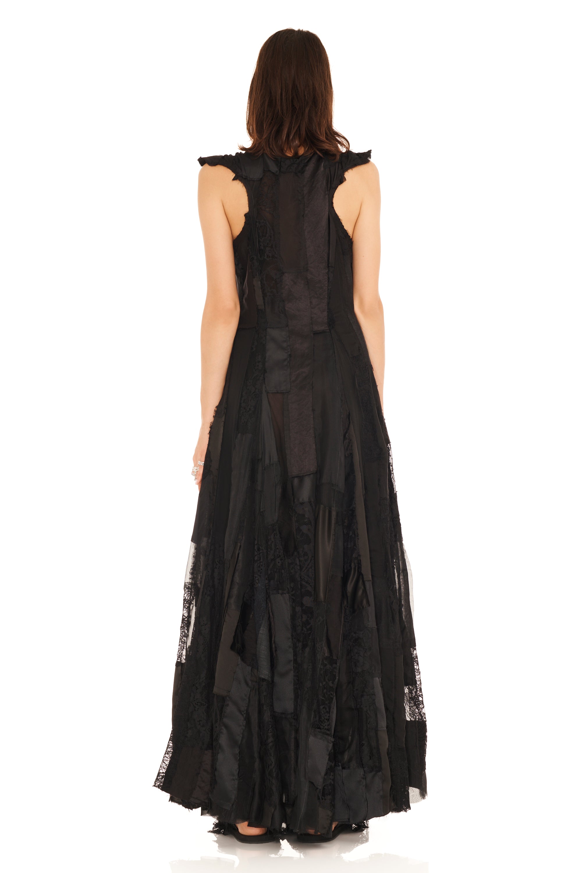 BLACK DEADSTOCK PRIMROSE DRESS