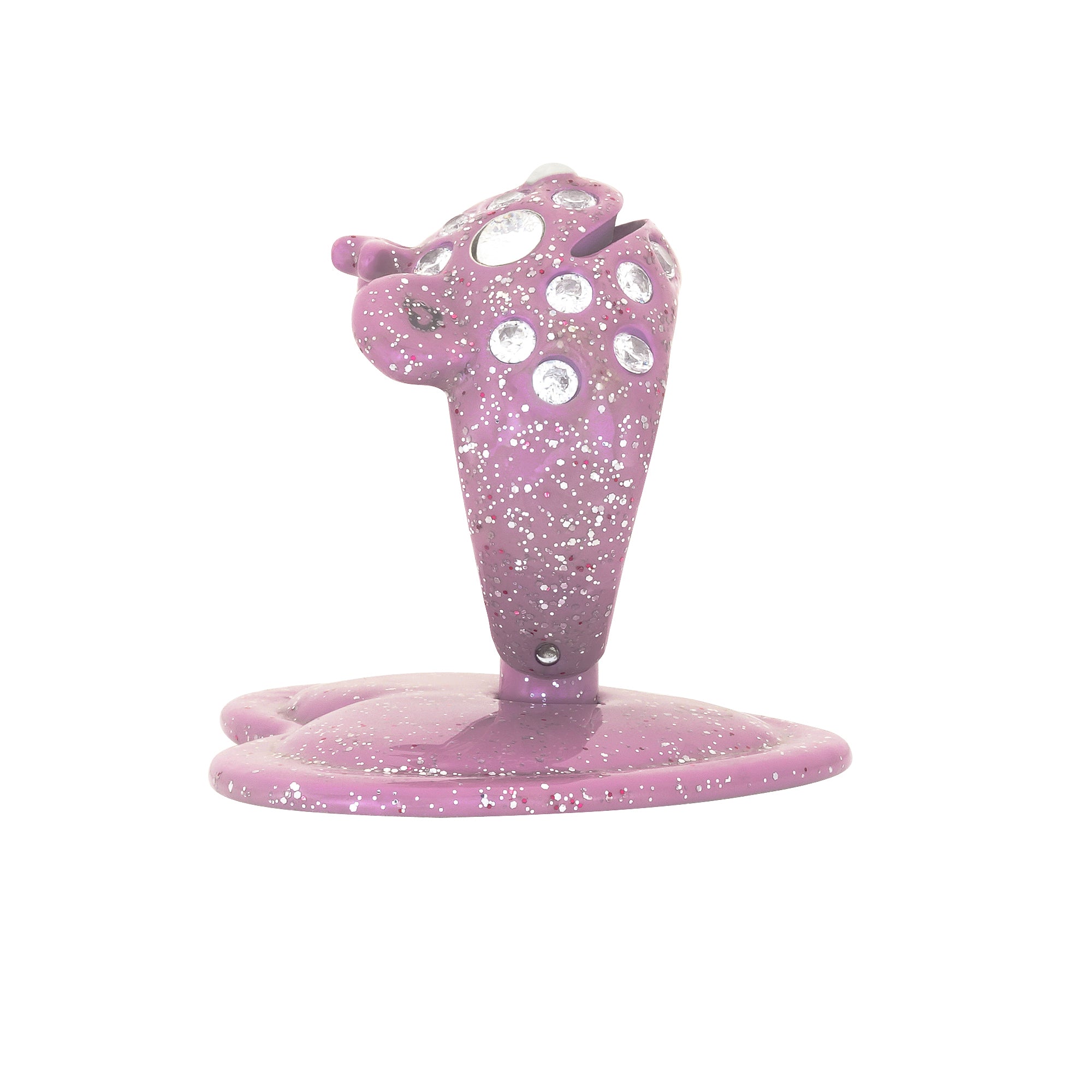 GLITTER PINK PRINCESS BEAR GRIP RING