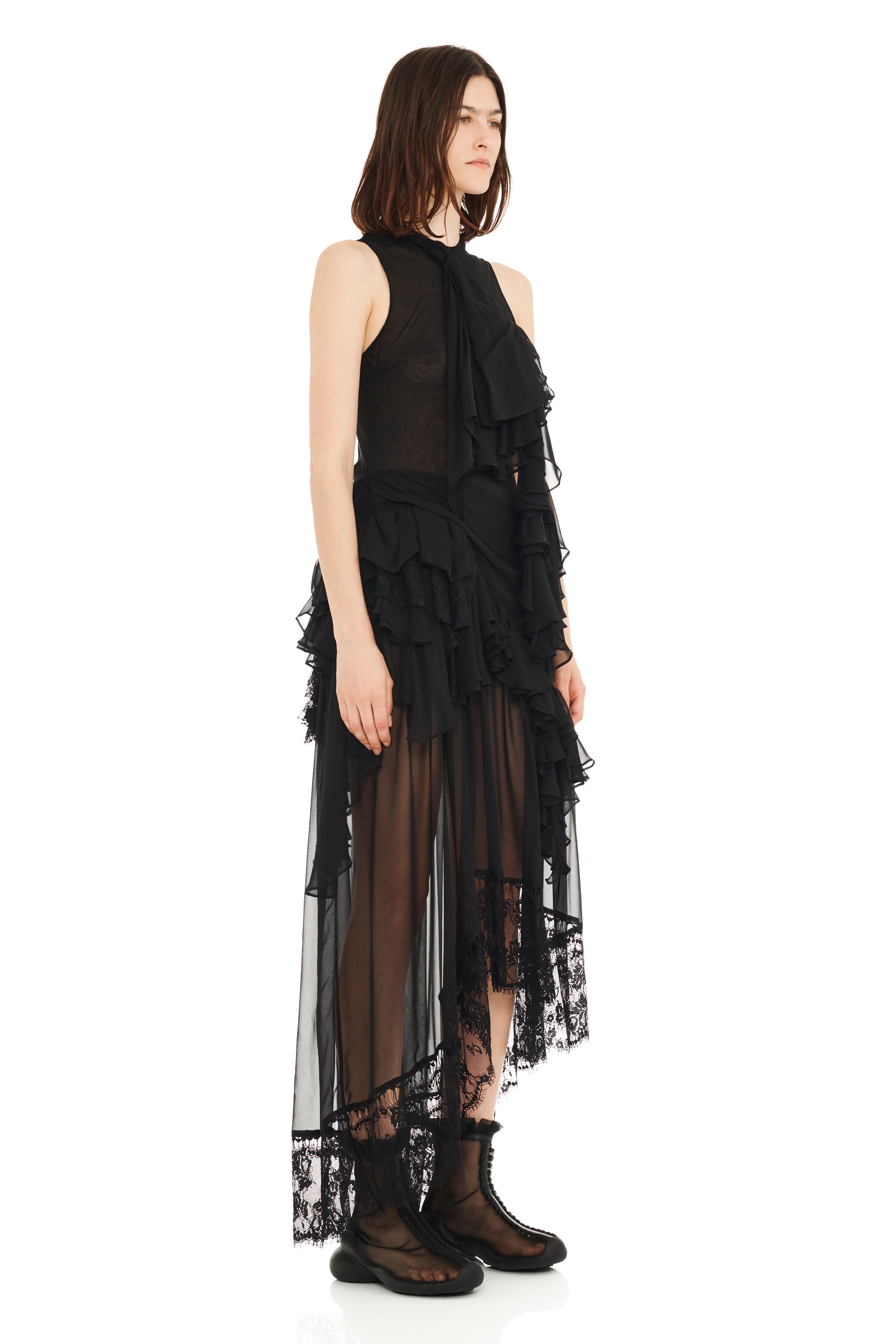 BLACK ANGELICA DRESS
