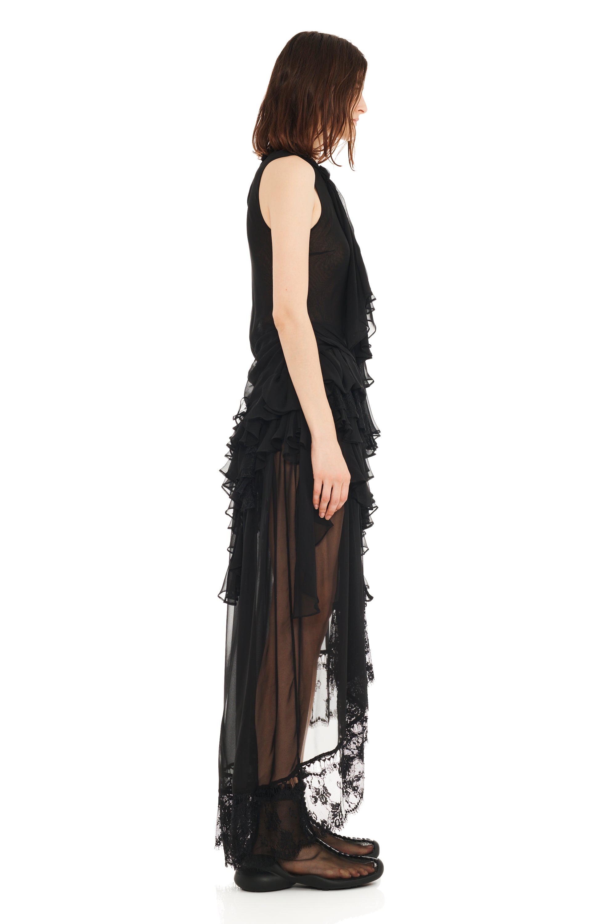 BLACK ANGELICA DRESS