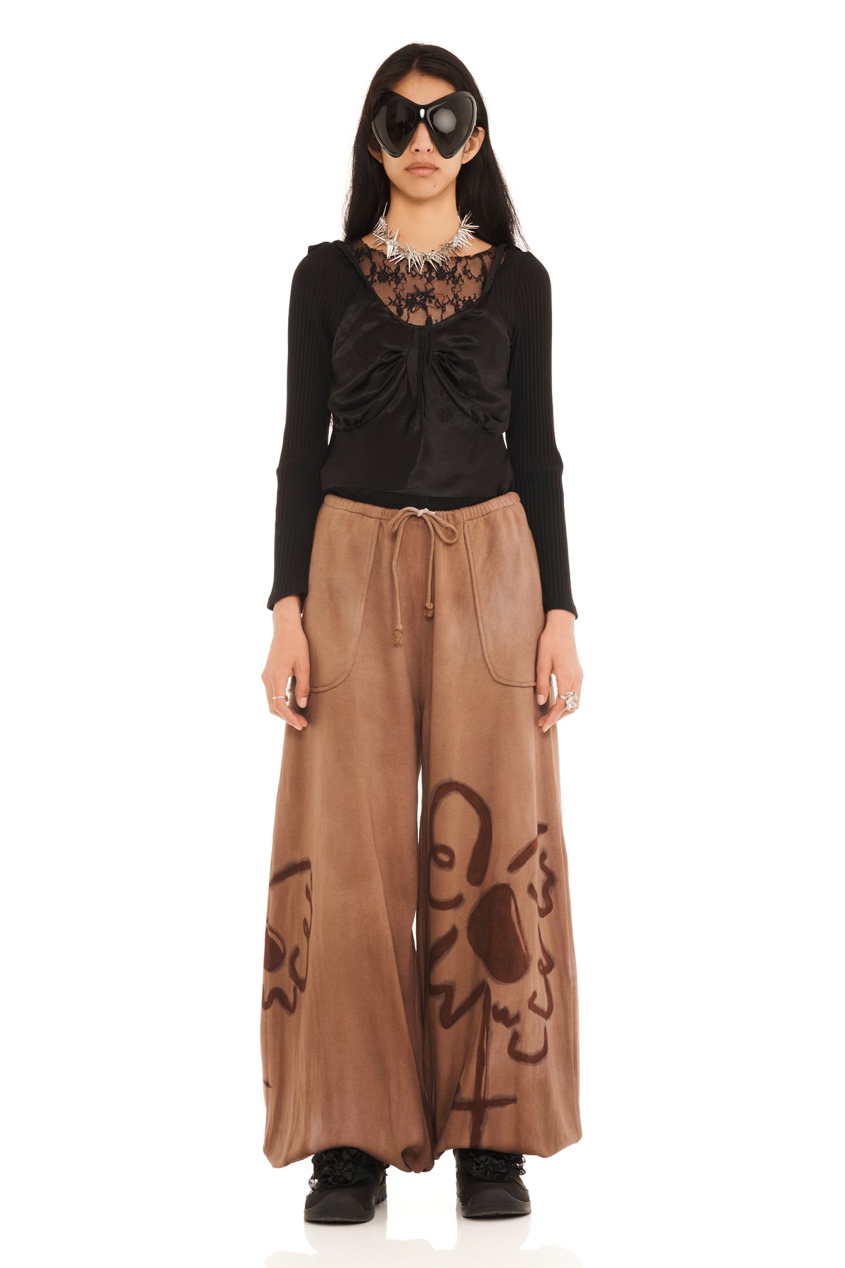 EARTH FLOWER BALLOON SWEATPANT