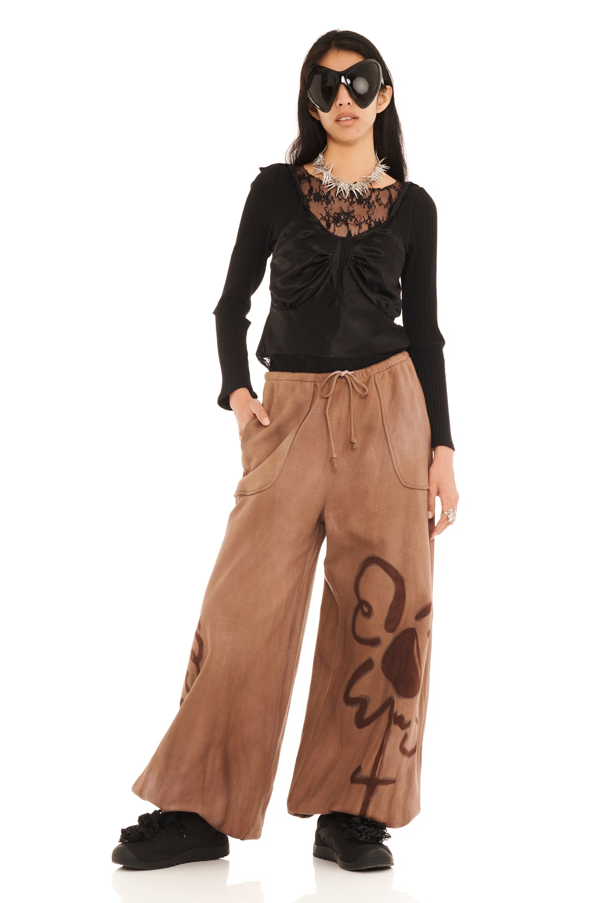 EARTH FLOWER BALLOON SWEATPANT