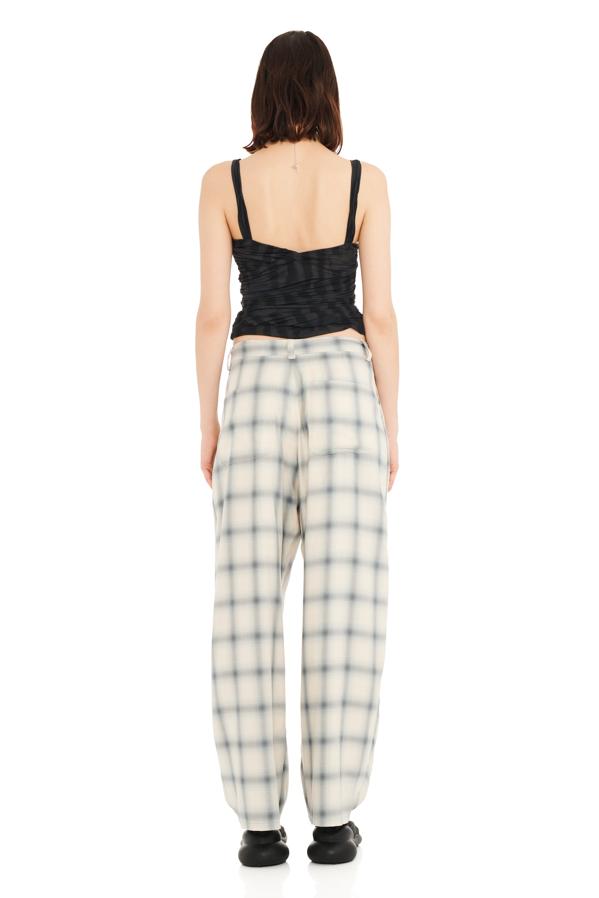 CLOUDY PLAID CATCHFLY PANT