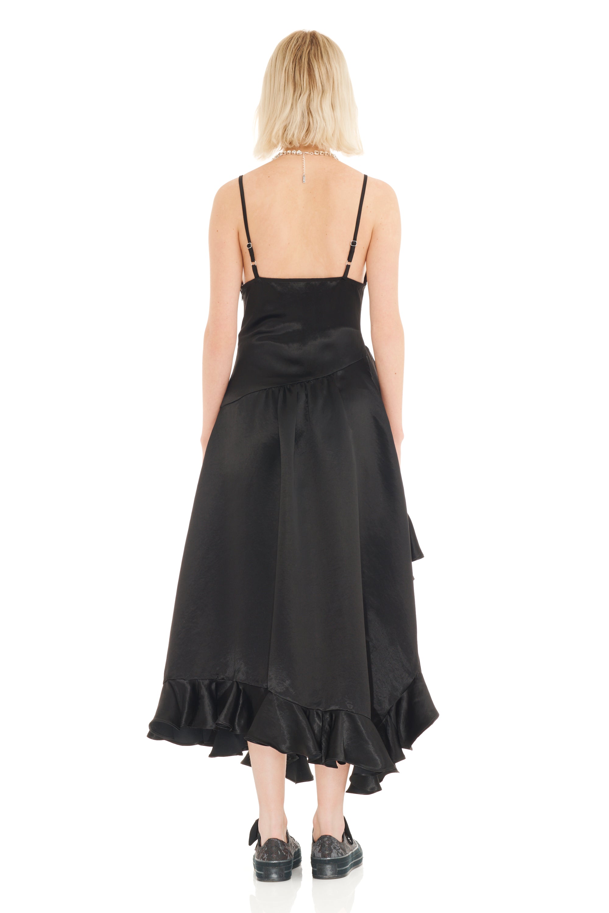 BLACK FLORIST DRESS