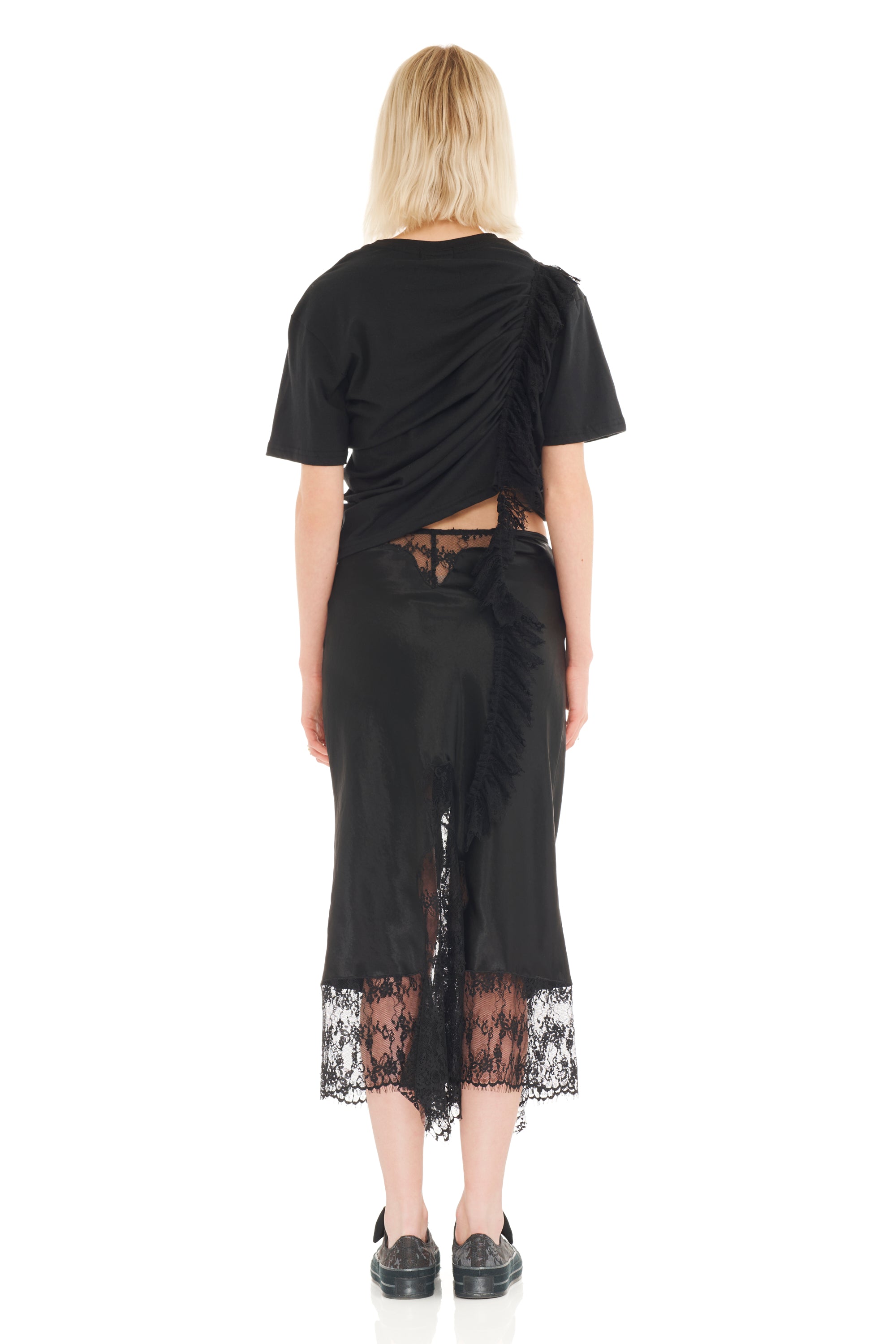 BLACK HISS SKIRT