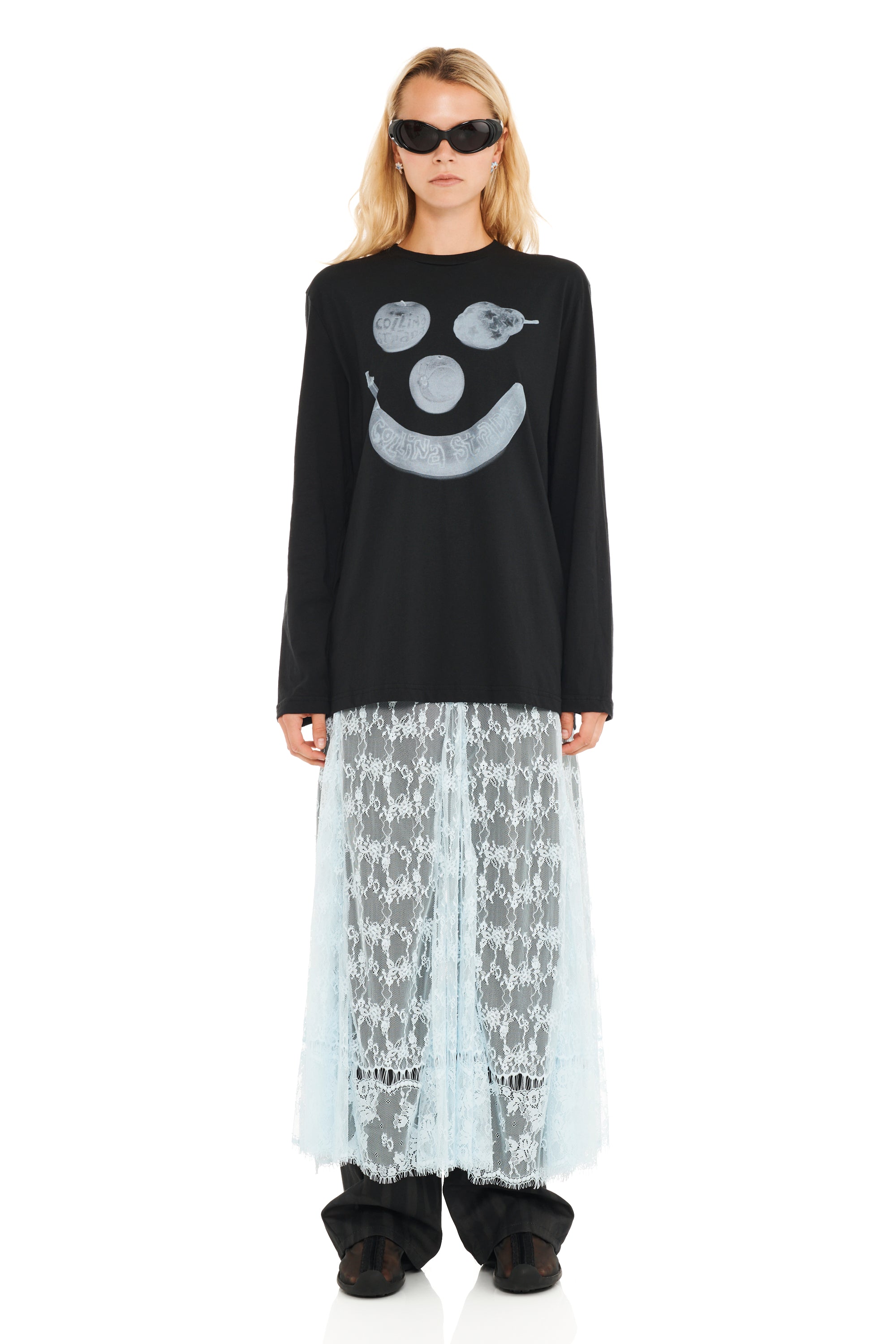 BLACK BANANA X-RAY LONG SLEEVE TEE