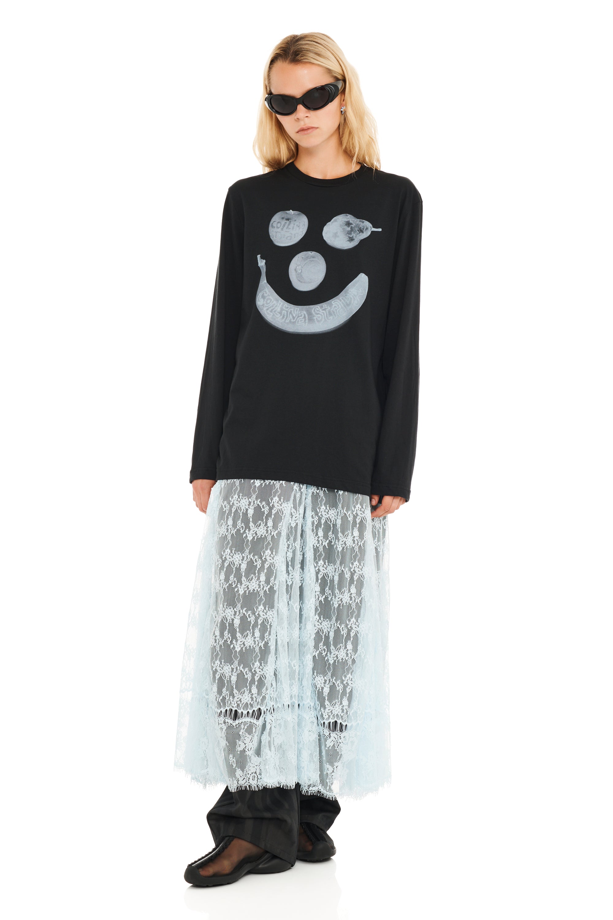 BLACK BANANA X-RAY LONG SLEEVE TEE