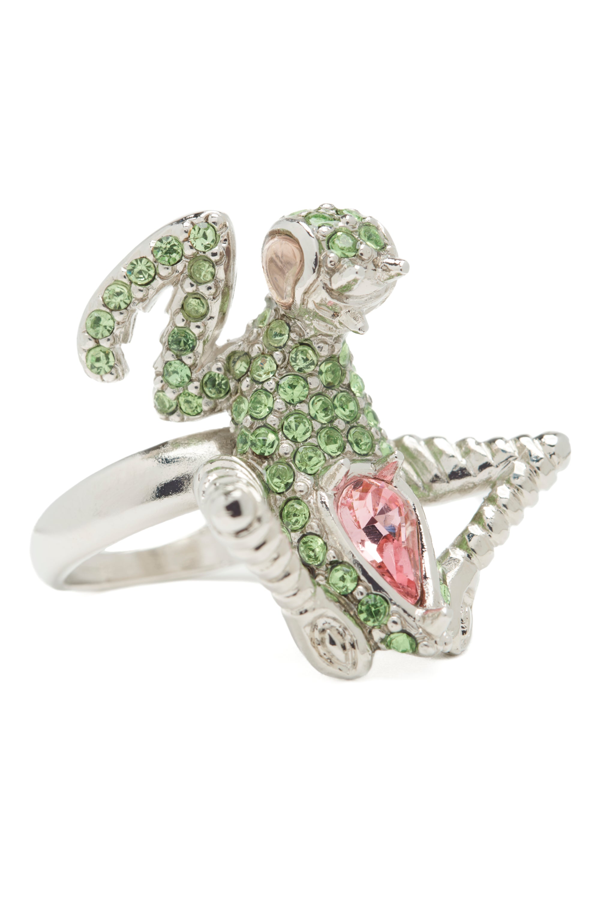 APPLE PINK MANTIS RING