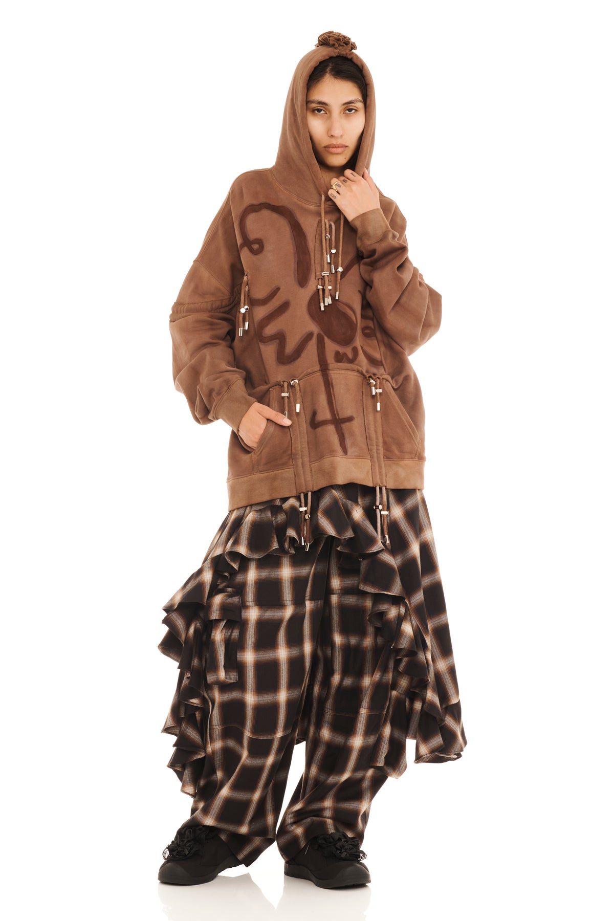EARTH FLOWER MOHAWK BURST HOODIE