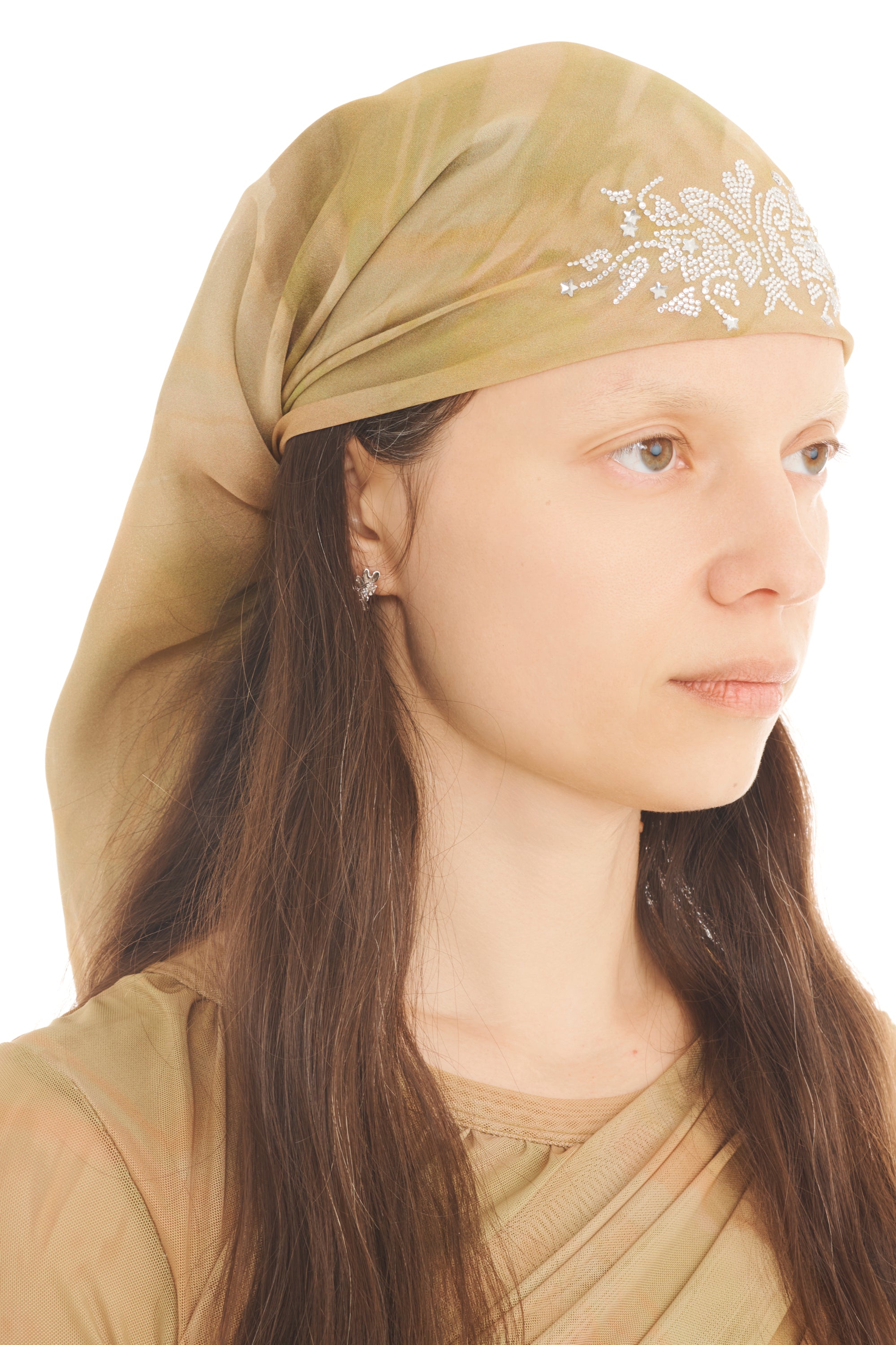 OLIVE GUA SHA PRINCESS FOULARD
