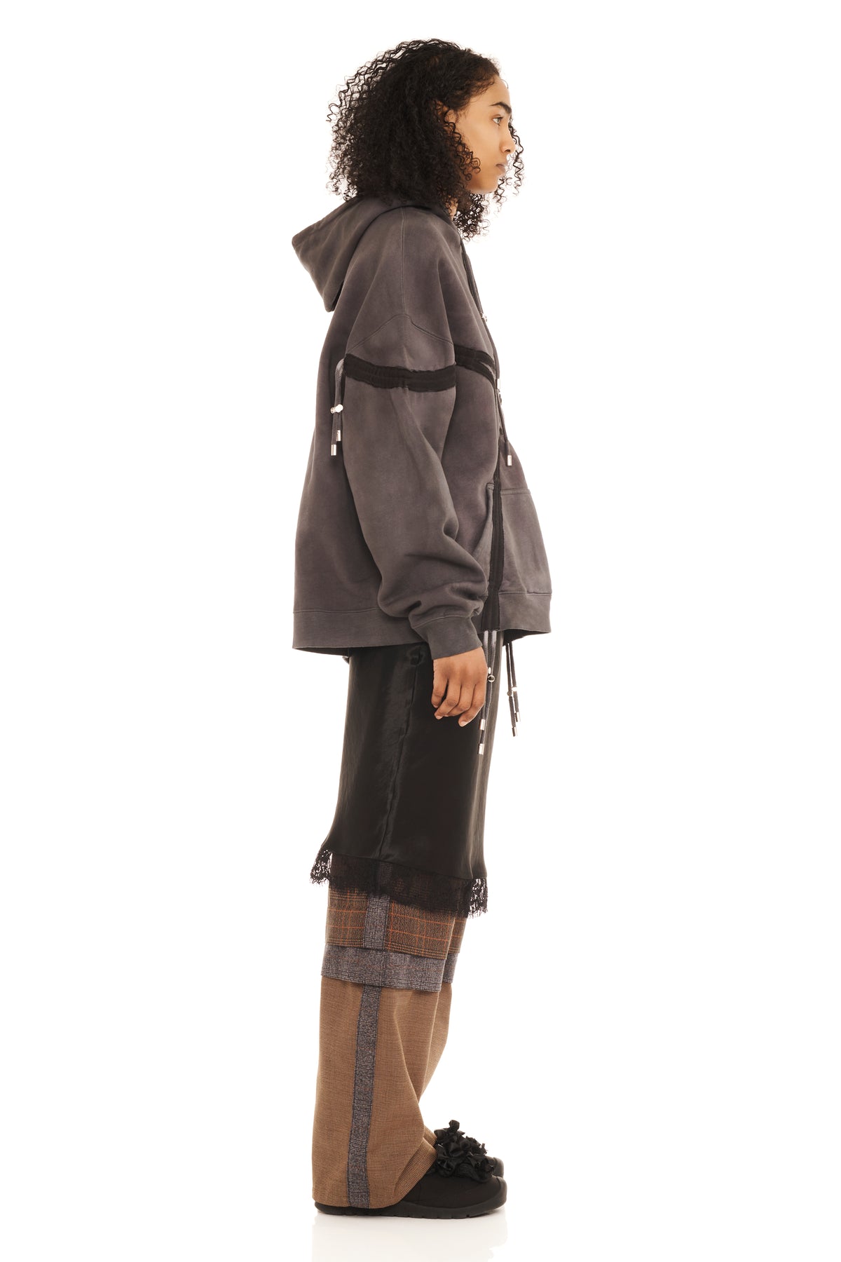 DARK CHARCOAL STAR HOODIE