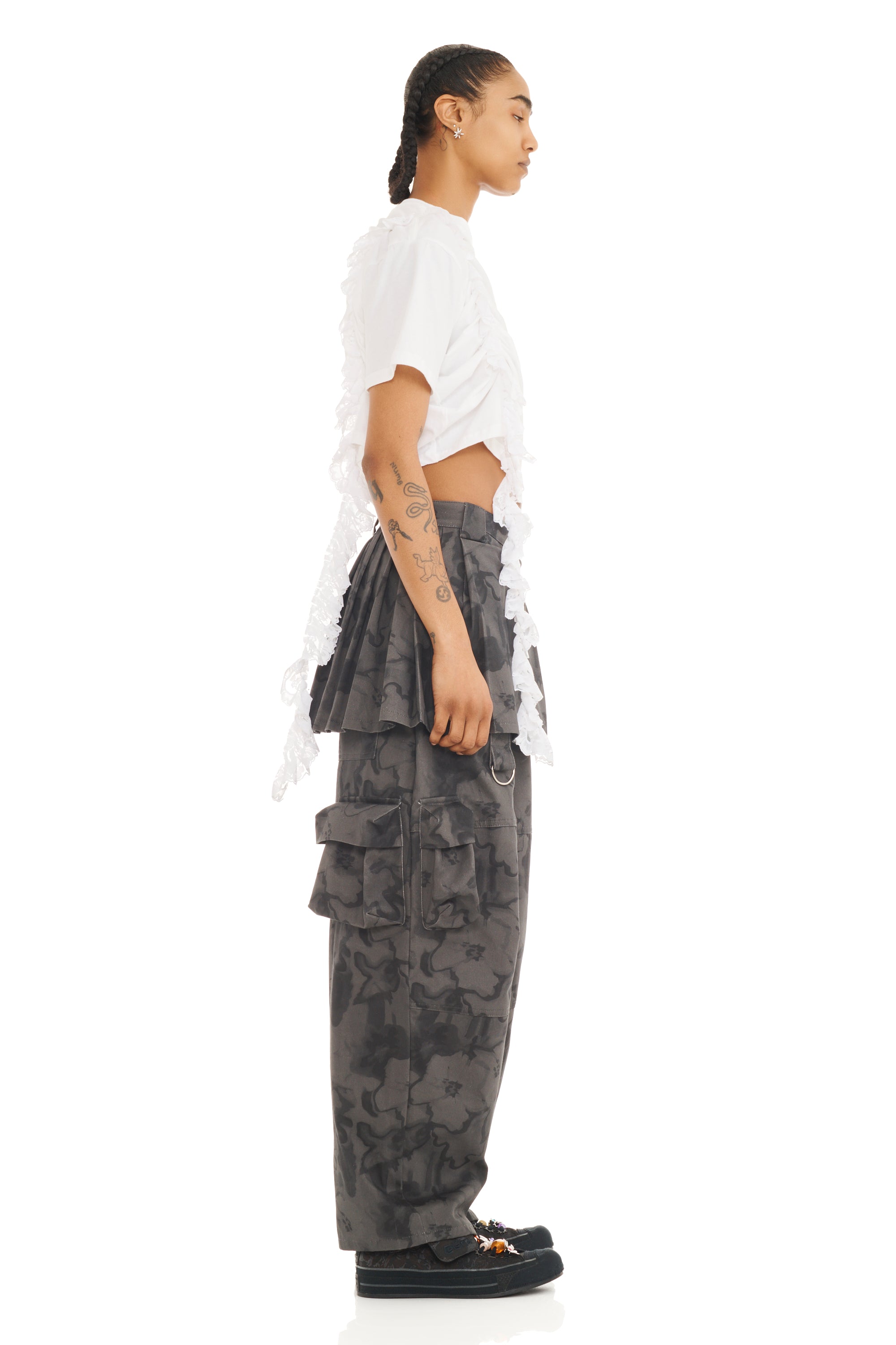 WHITE LACE AMARYLLIS DUO TEE