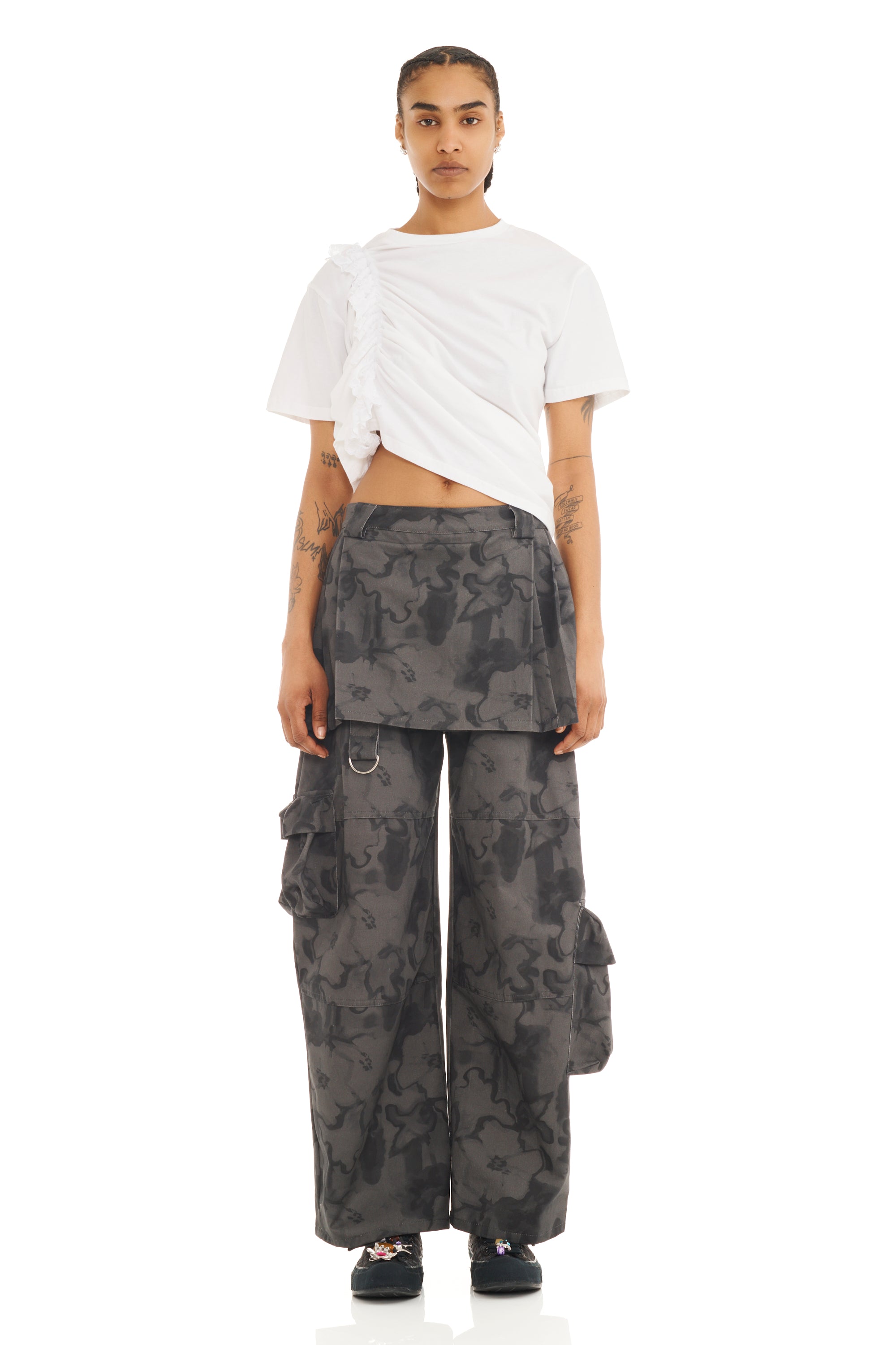WHITE LACE AMARYLLIS DUO TEE