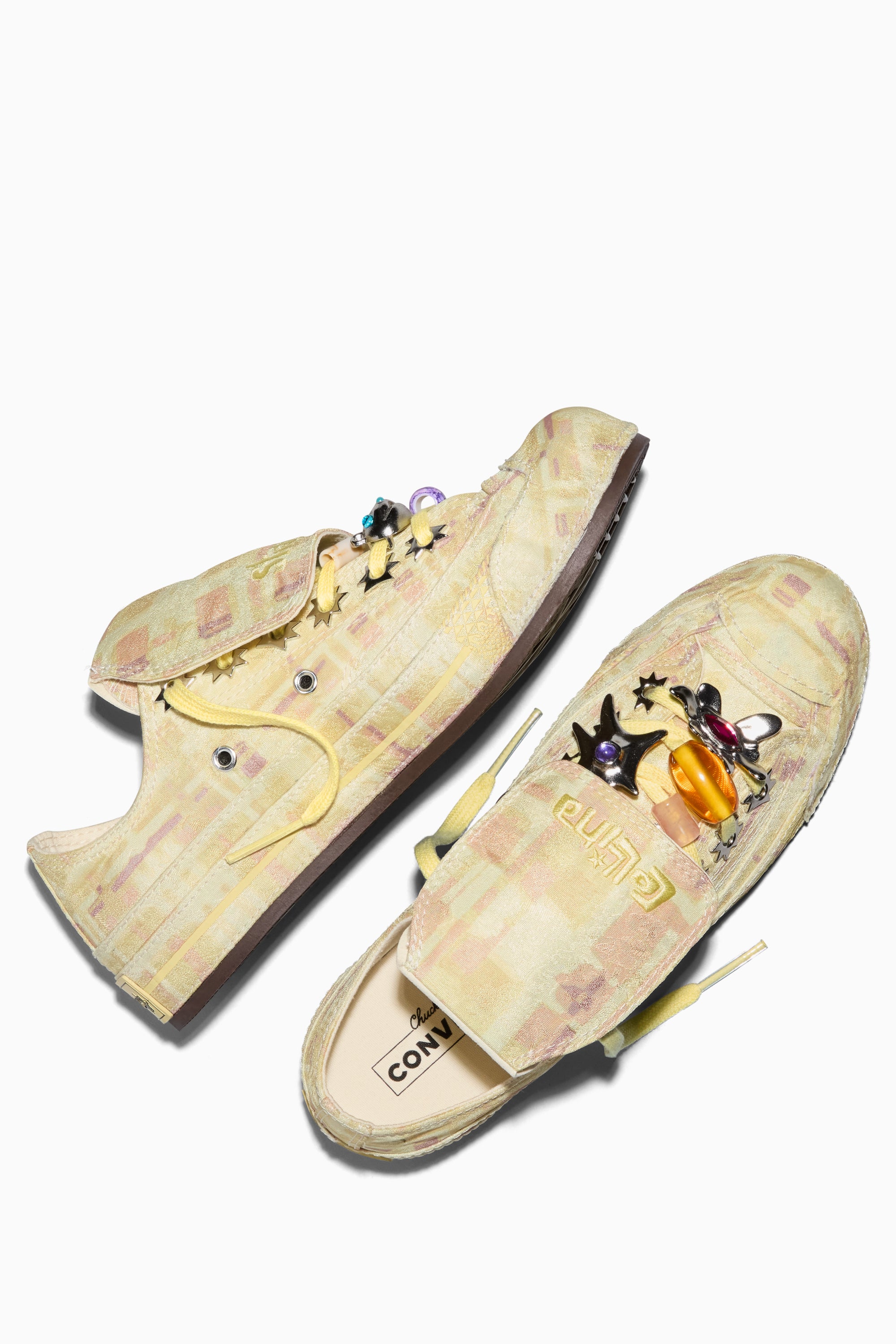 COLLINA STRADA x CONVERSE CHUCK 70 OX IN MELLOW YELLOW/LEMON MERINGUE