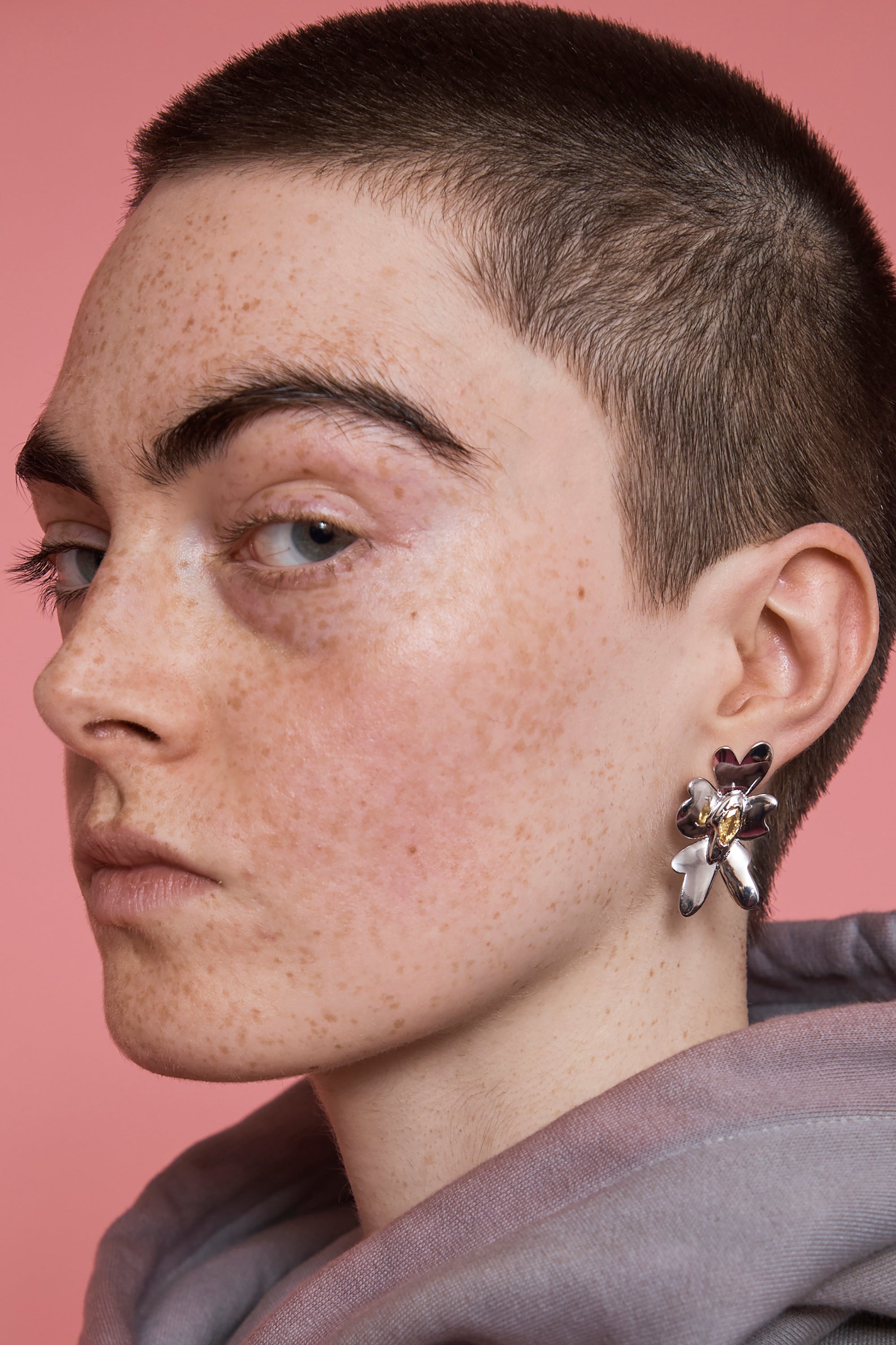 LEMON DAISY MAXI EARRING