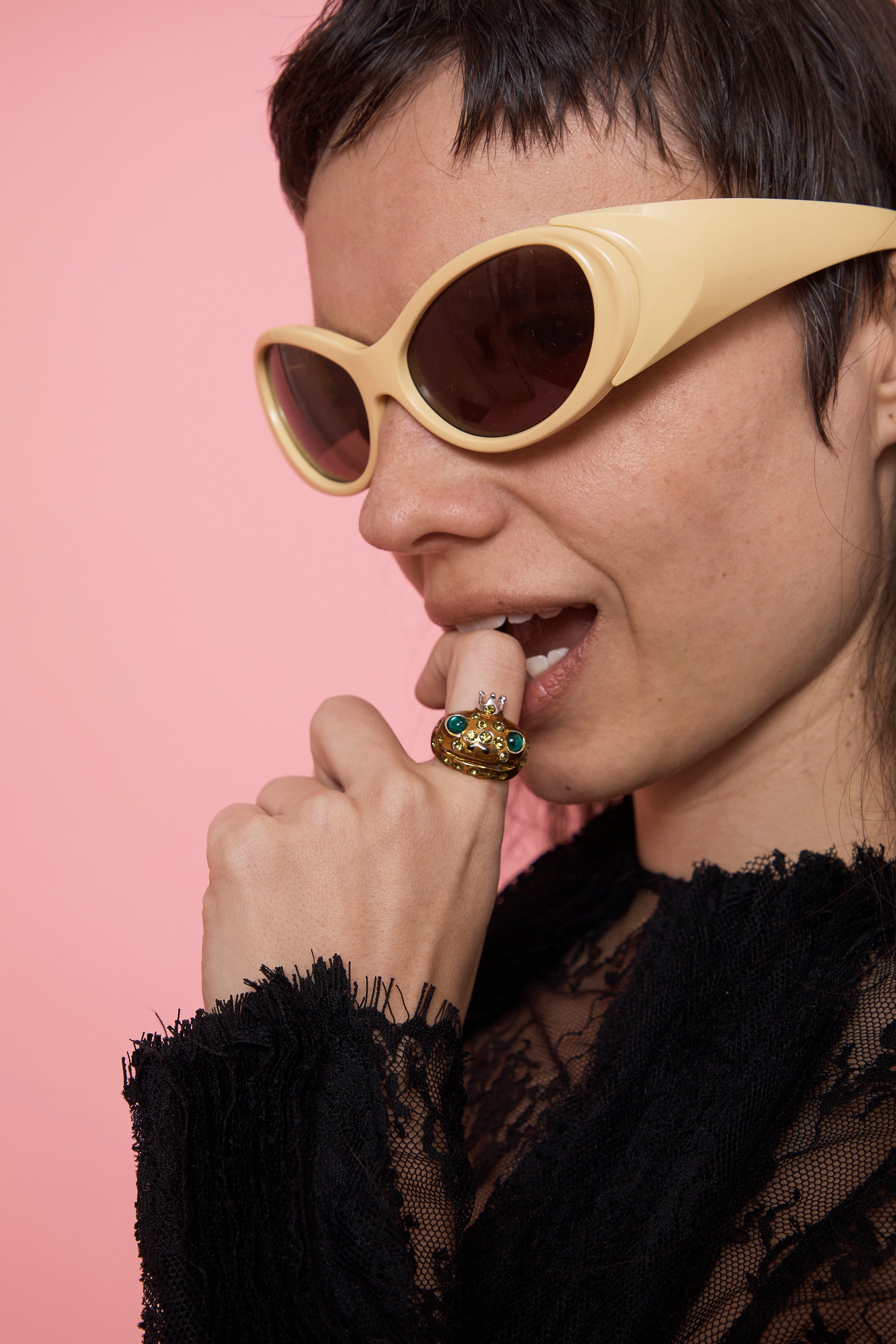 POISON DART FROG PRINCE RING